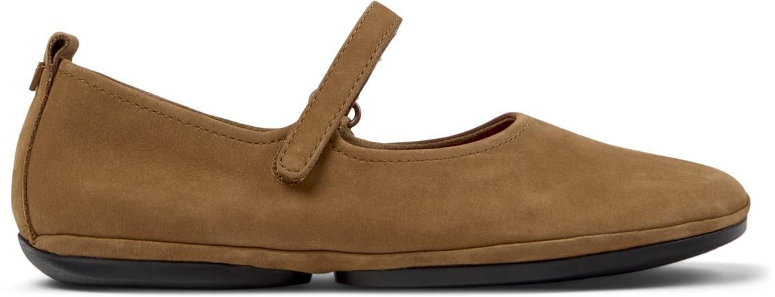 캠퍼 미니멀 메리제인 스트랩 플랫슈즈 Right Nina K201365-030 BROWN - 상세 이미지 5