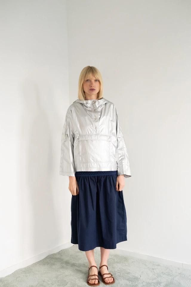 타이니코튼 메탈릭 테크니컬 후드 아노락 재킷 SS25-723R55 ONE COLOR - 상세 이미지 3