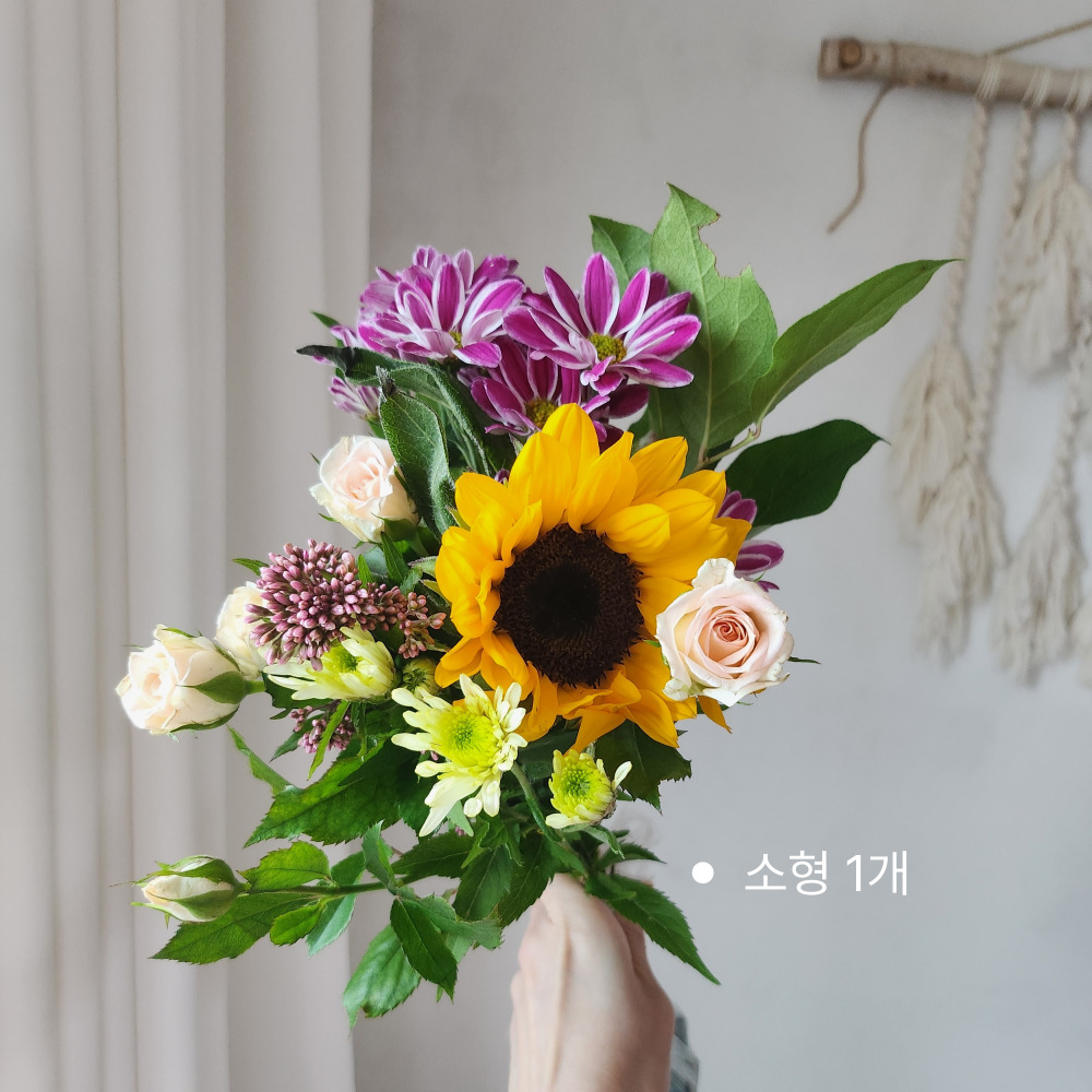 [화담소] 생화 꽃다발 1+1 꽃집 생일 축하 선물 결혼기념일 전국 택배 - 상세 이미지 3