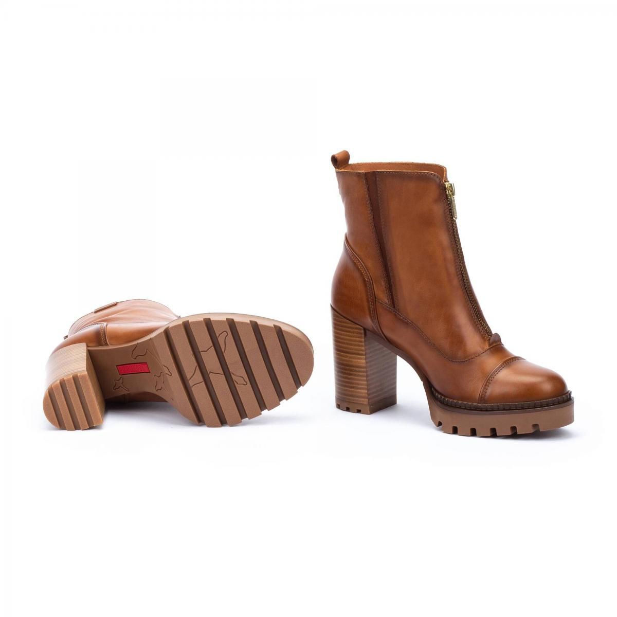 피콜리노스 청키힐 웨지솔 앵클부츠 CERVERA W1J-8829 BRANDY - 상세 이미지 5