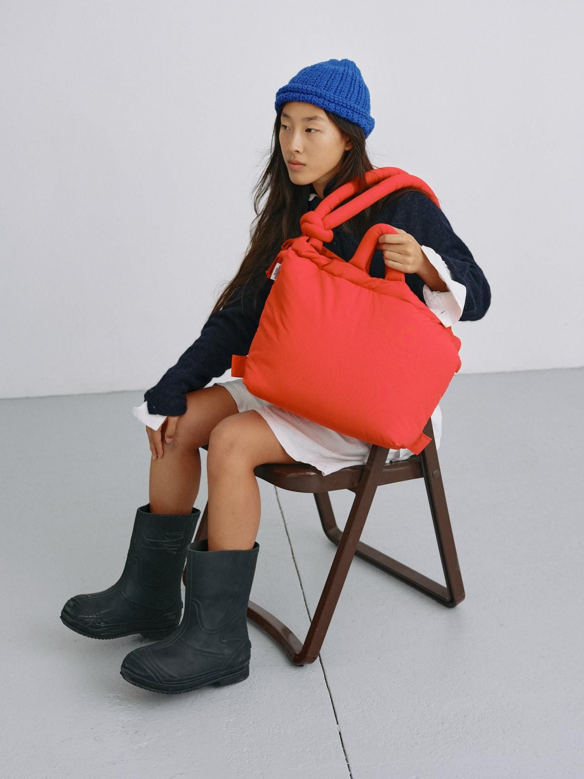 올랜드 베스트셀러 소프트 나일론 레드 호보백 Ona 47495262830927 RED - 상세 이미지 2