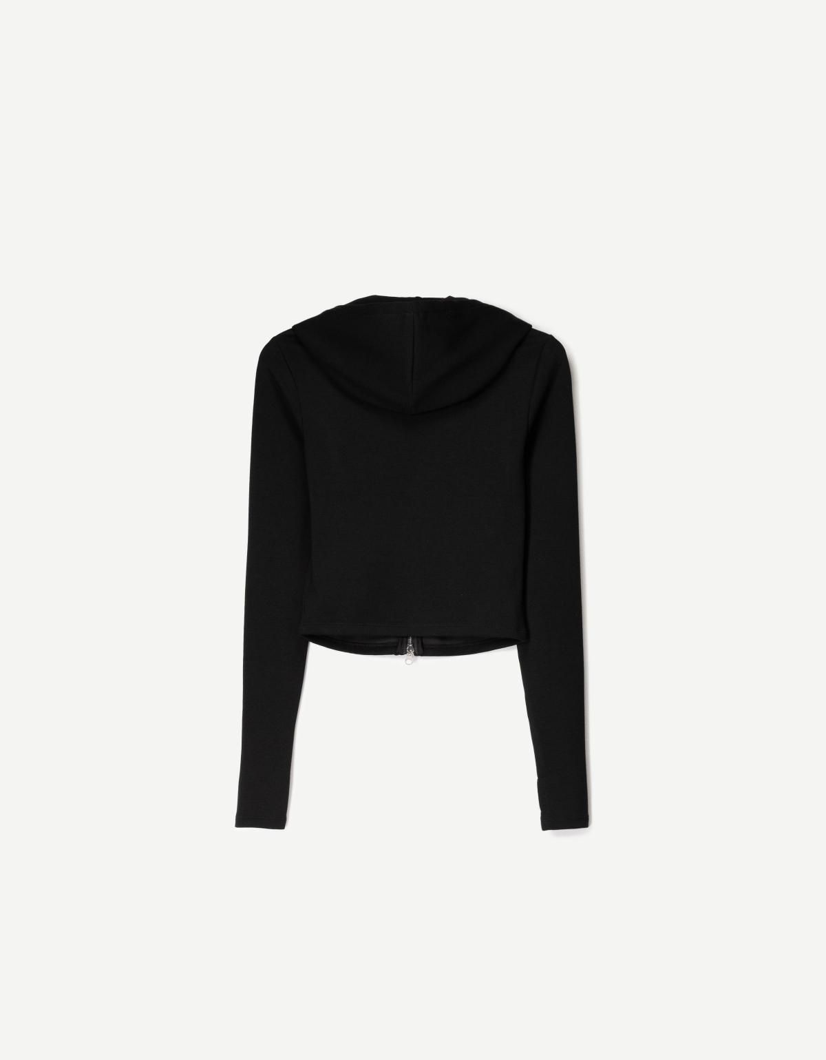 버쉬카 블랙 집업 후드티 1820/727 BLACK - 상세 이미지 2