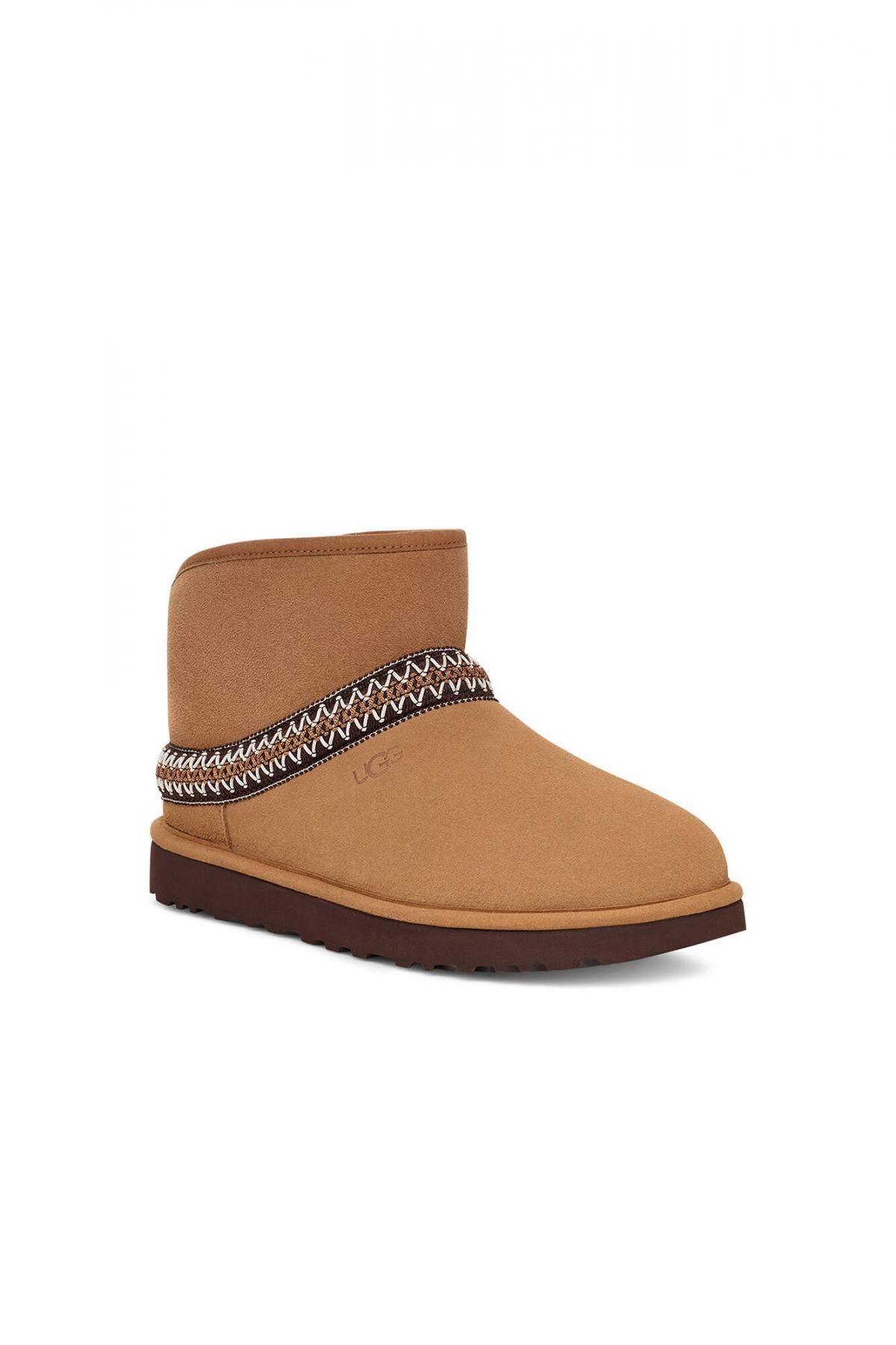 어그 프리미엄 UGG플러시 앵클부츠 클래식 미니 크레센트 3898408 CAMEL - 상세 이미지 2