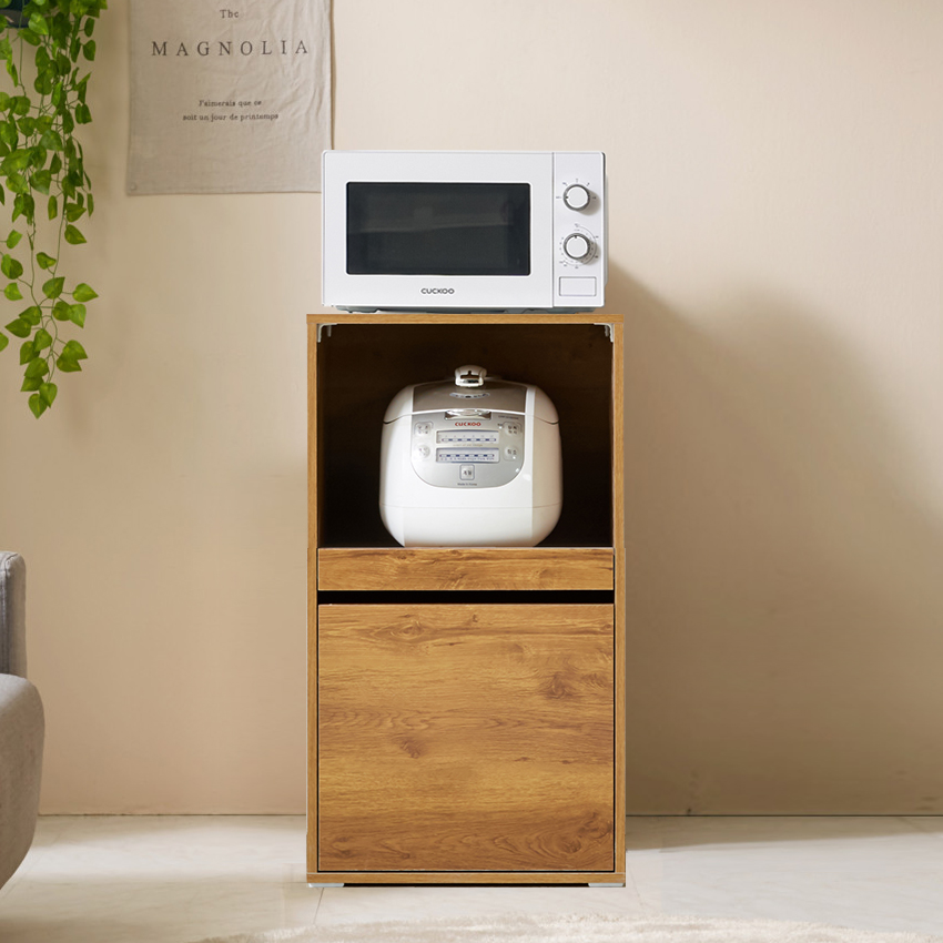 애니스 에어프라이어 밥솥 주방 수납장 선반 타르트 심플 미니 렌지대