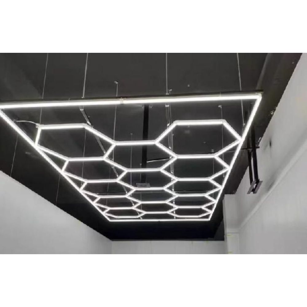 LED 벌집형 작업등 세차 정비 미용 랩핑 천장 조명대 - 상품 이미지