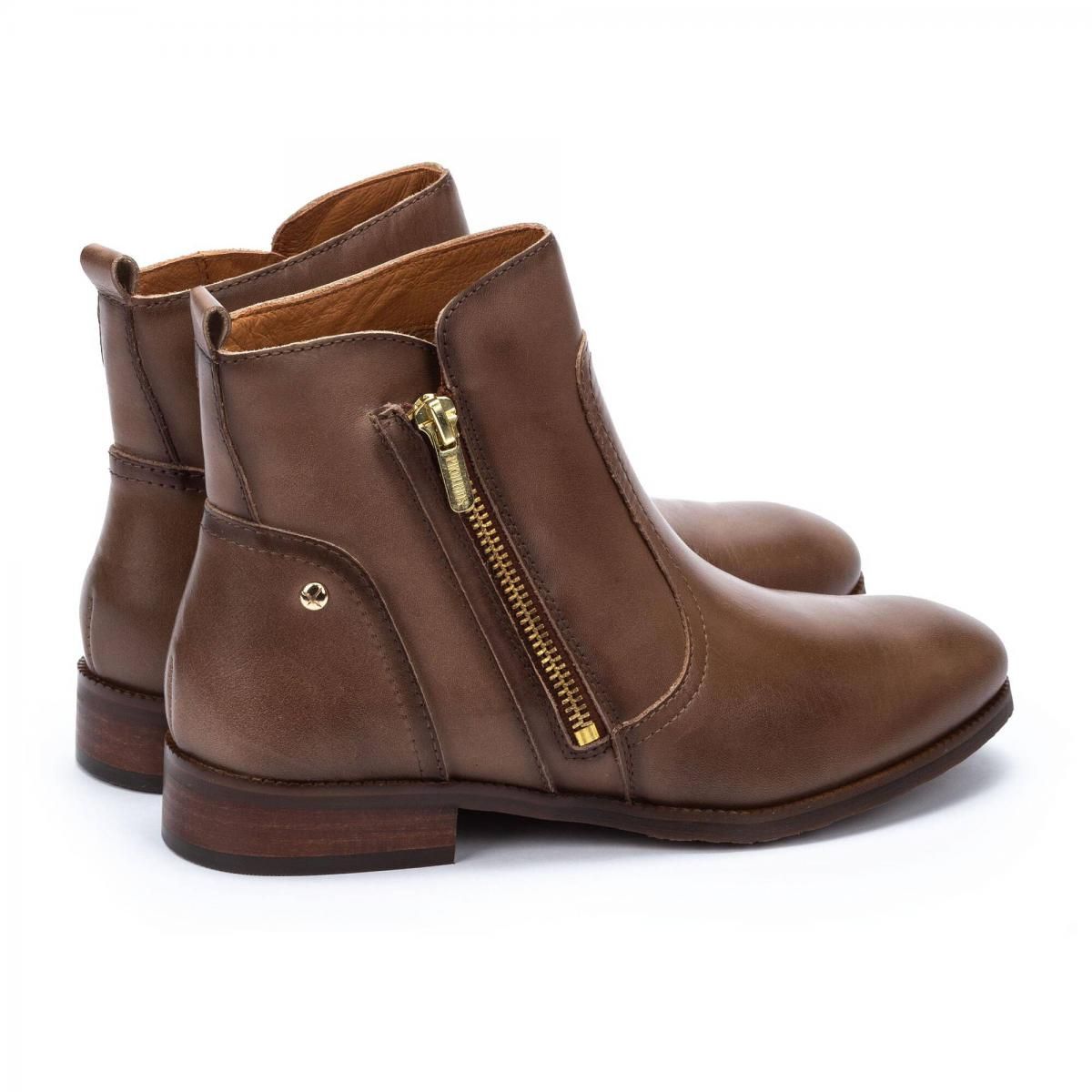 피콜리노스 클래식 브라운 골드지퍼 앵클부츠 ROYAL W4D-8795 SIENA - 상세 이미지 4