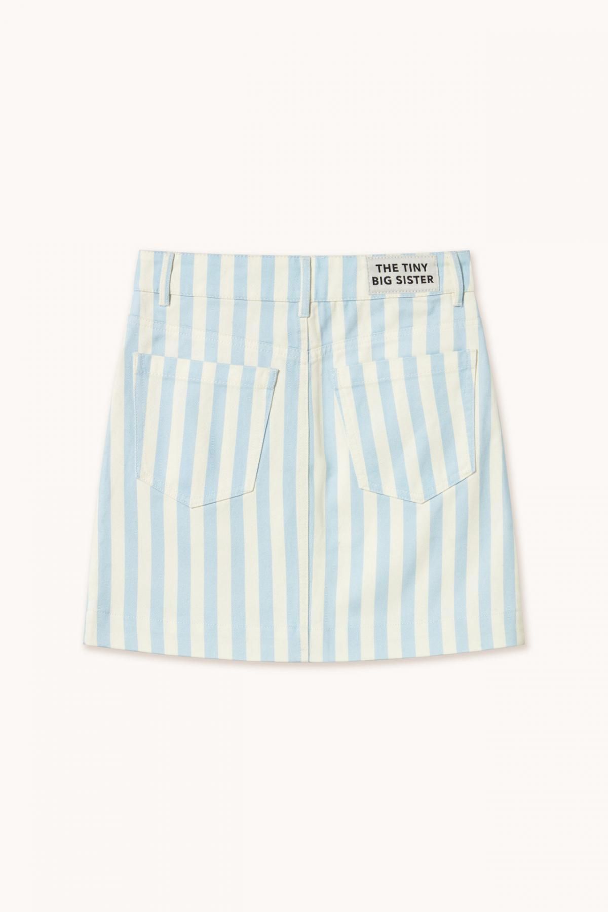 타이니코튼 스트라이프 미니 스커트 FALDA ANI SS25-824R32 ONE COLOR - 상세 이미지 3