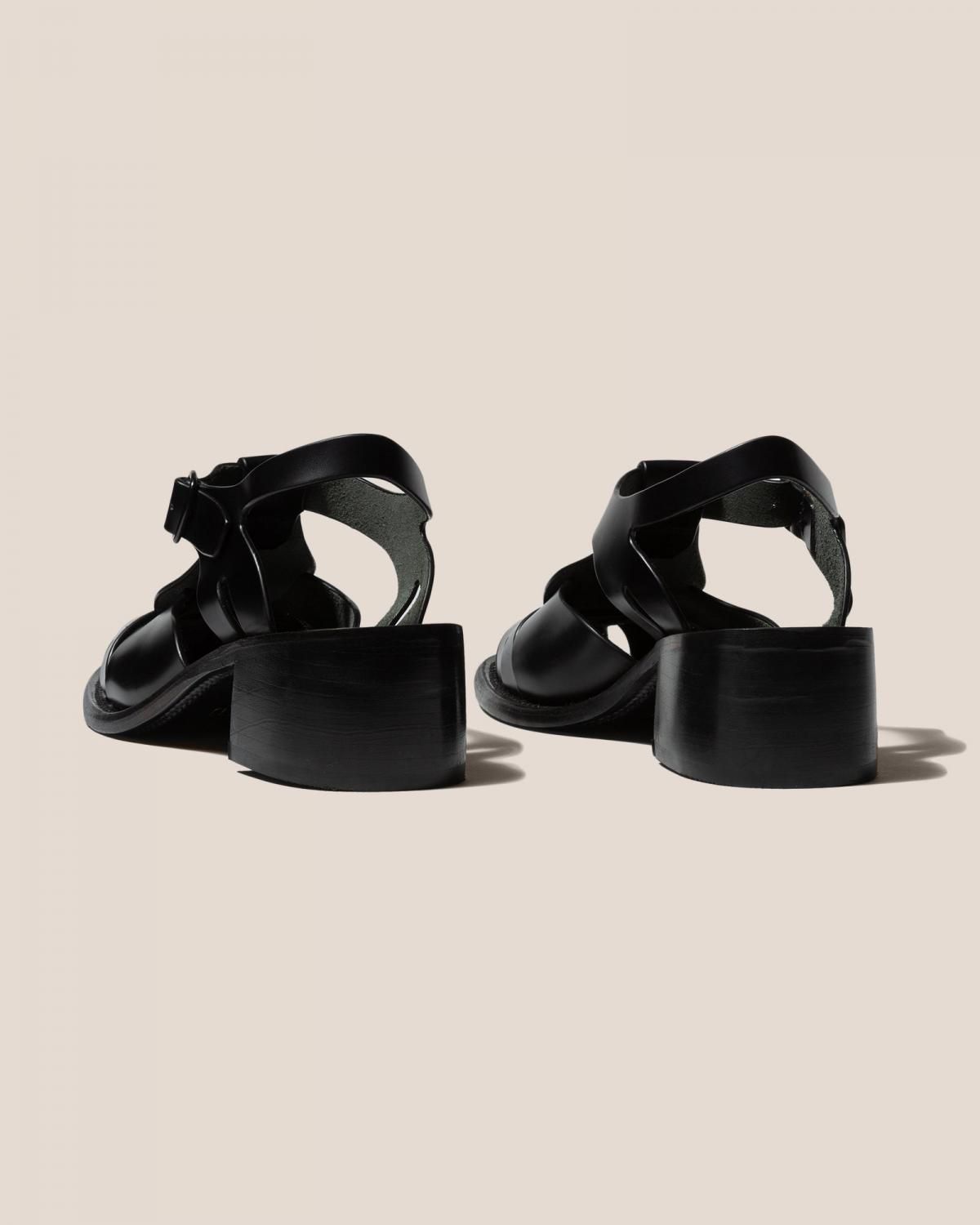 헤레우 페스카 힐 프리미엄 가죽 피셔맨 스트랩 샌들 7697064886488 BLACK - 상세 이미지 3