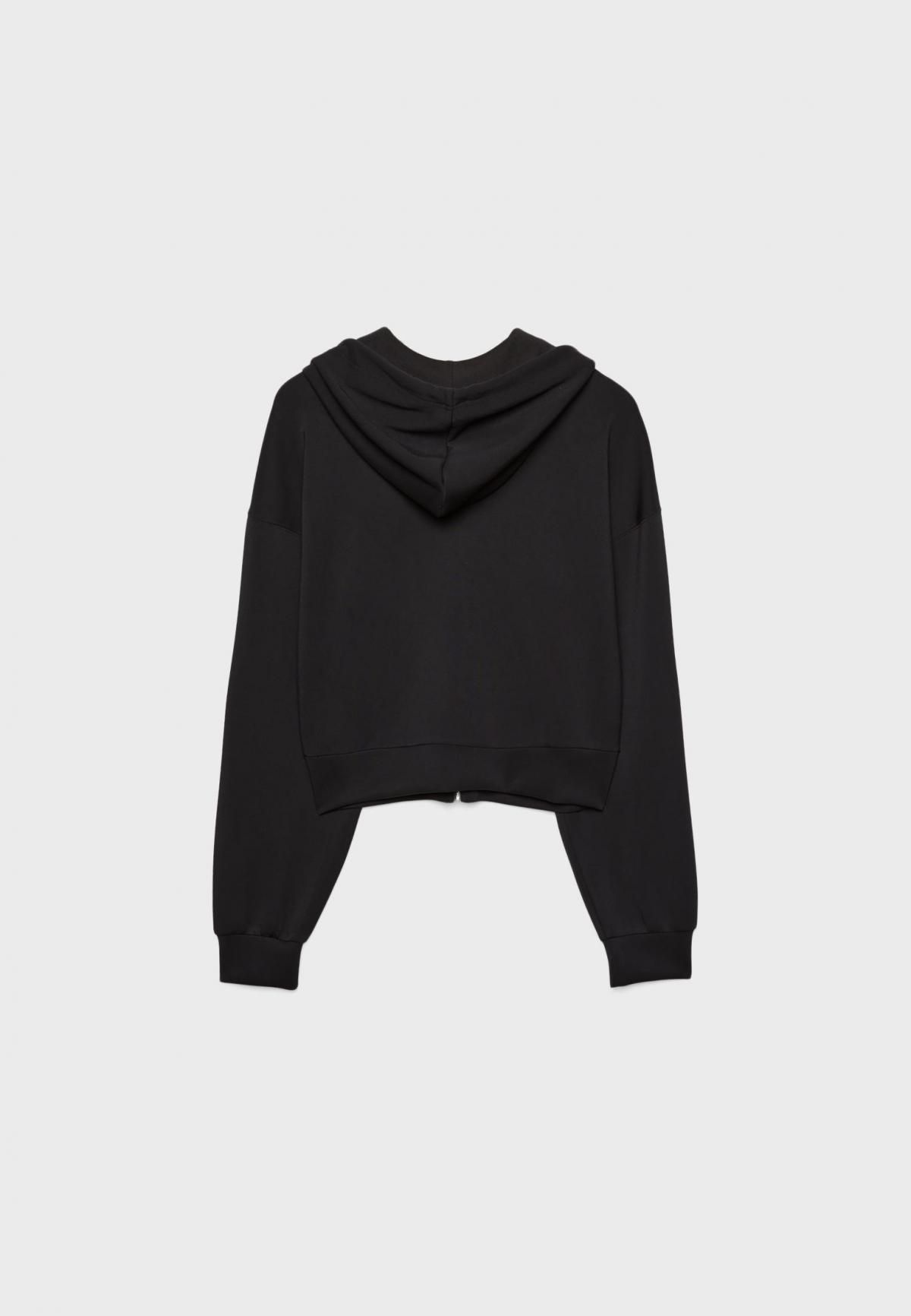 스트라디바리우스 소프트터치 집업 후드티 블랙 6503/410 BLACK - 상세 이미지 5