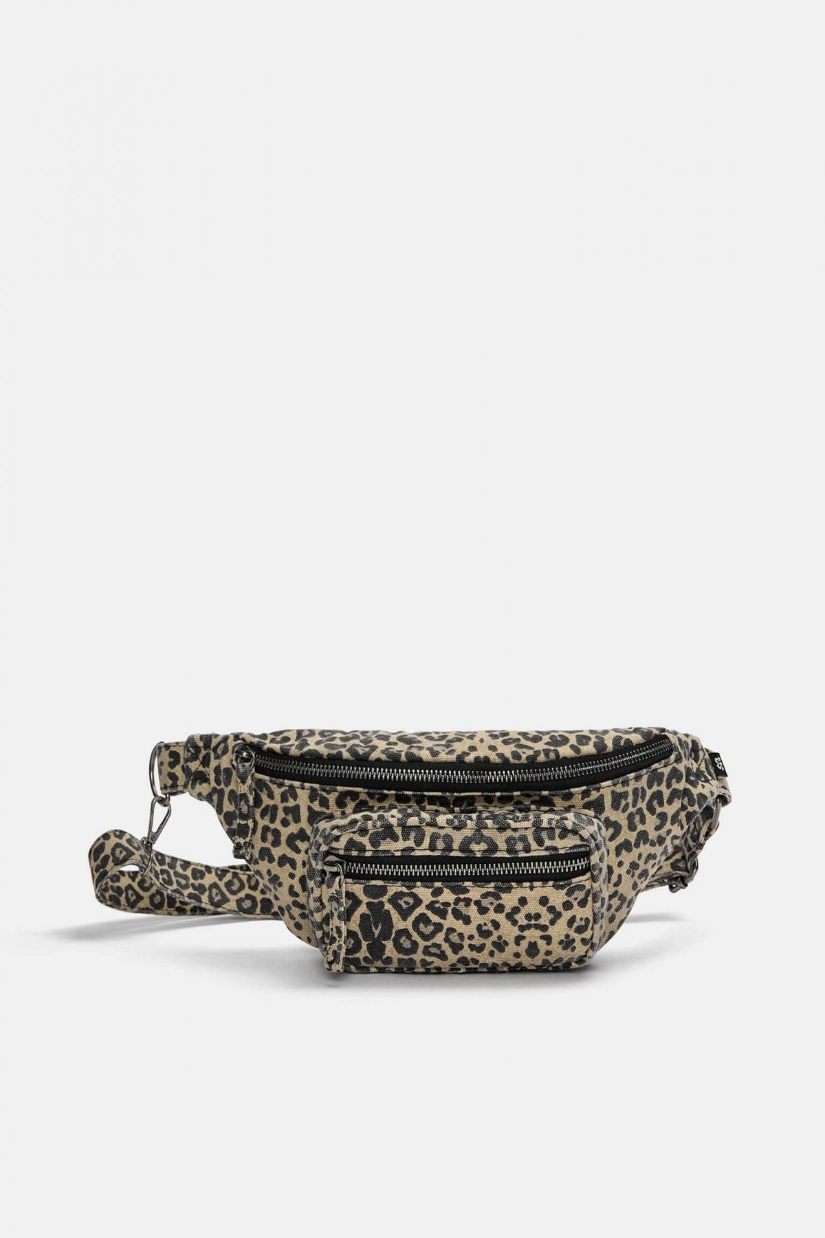 풀앤베어 애니멀 레오파드 패턴 캐주얼 힙색 4004/640 LEOPARD - 상품 이미지