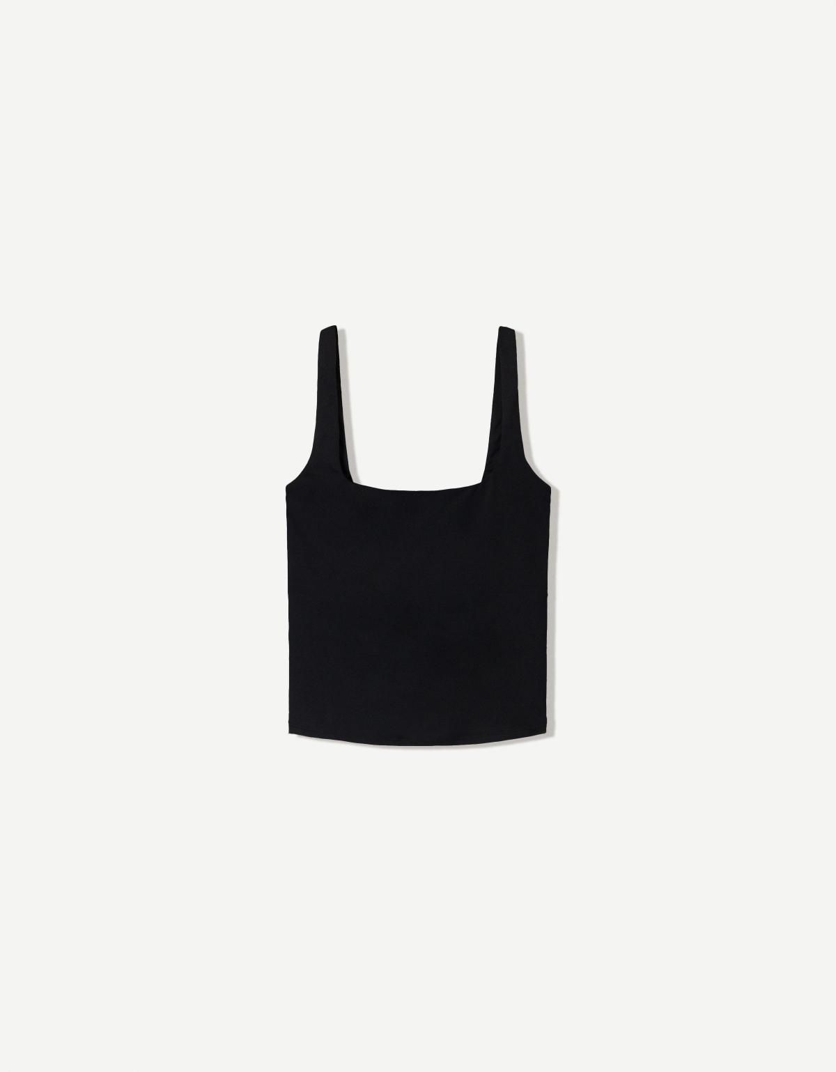 버쉬카 스트래피 탑 3660/662 BLACK - 메인 이미지
