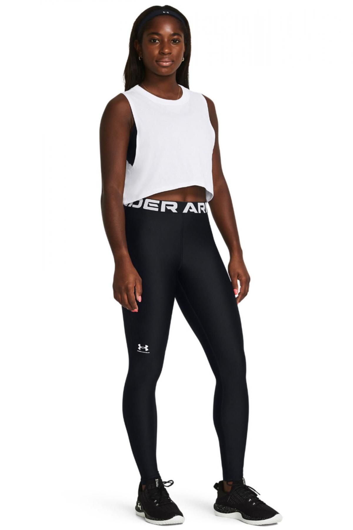 언더아머 테크니컬 초경량 블랙 레깅스 4233658 NEGRO - 상세 이미지 2