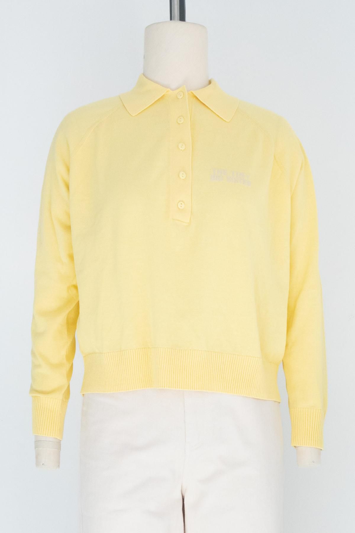 타이니코튼 미니멀 크롭카라니트 JERSEY FRANK SS25-776R19 ONE COLOR - 상세 이미지 3