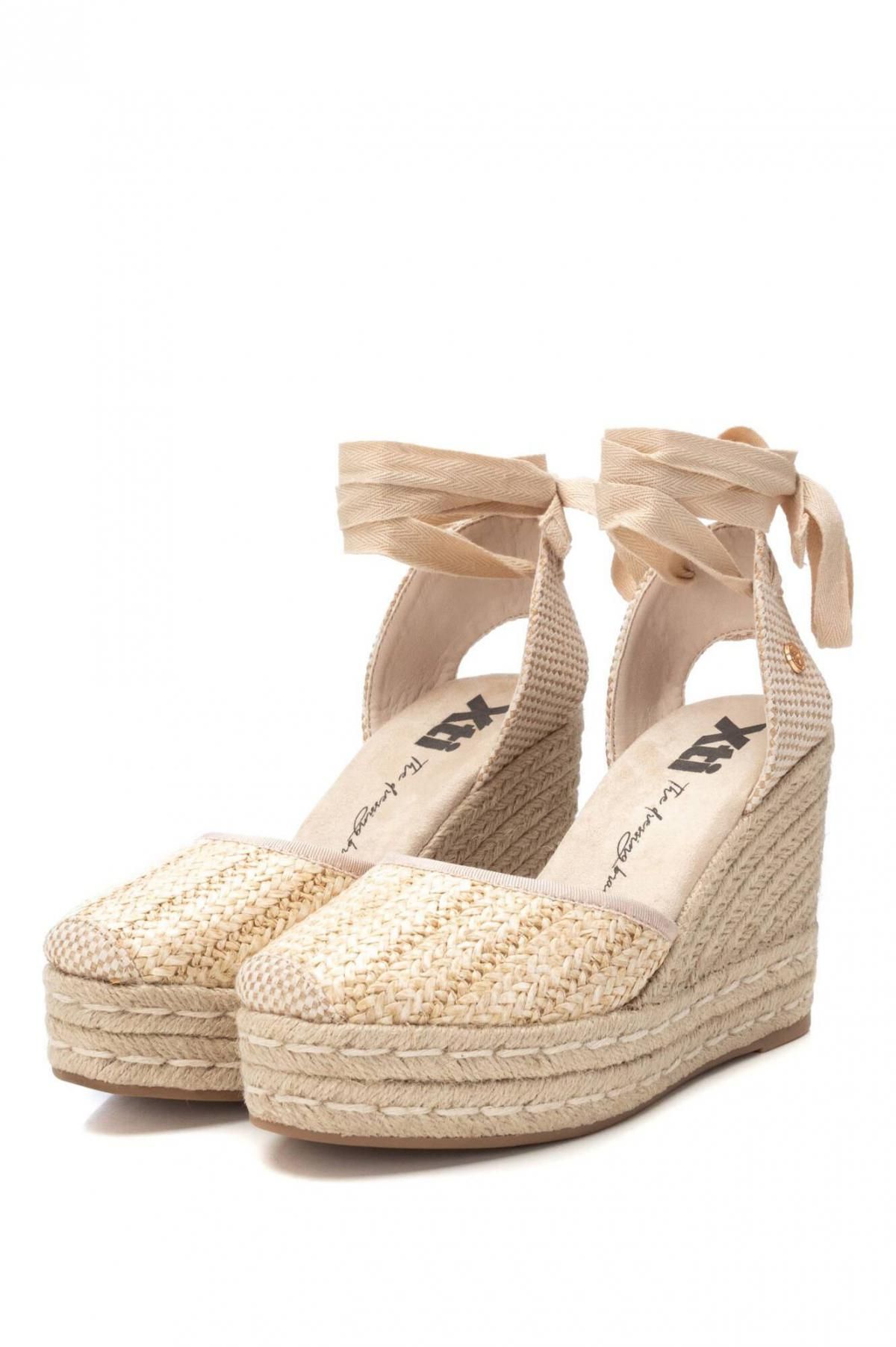 엑스티아이 에스파듀 웨지 스트랩샌들 여성용 라피아 발렌시아나 스타일 1529542 BEIGE - 상세 이미지 2