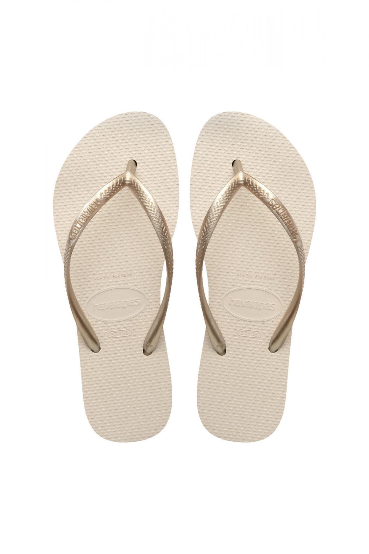 하바이아나스 플랫폼 메탈릭 스트랩 플립플랍 9202048 BEIGE - 상세 이미지 2