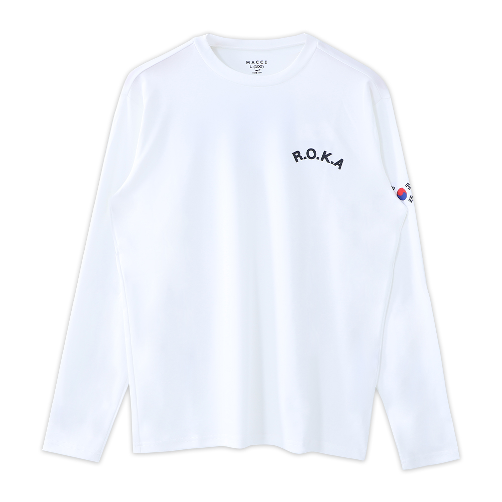 로카티 긴팔 쿨티 코리아 아미 티셔츠 ROKA PX 여름용 냉장고 쿨론 반티 군인 군대 이미지 2