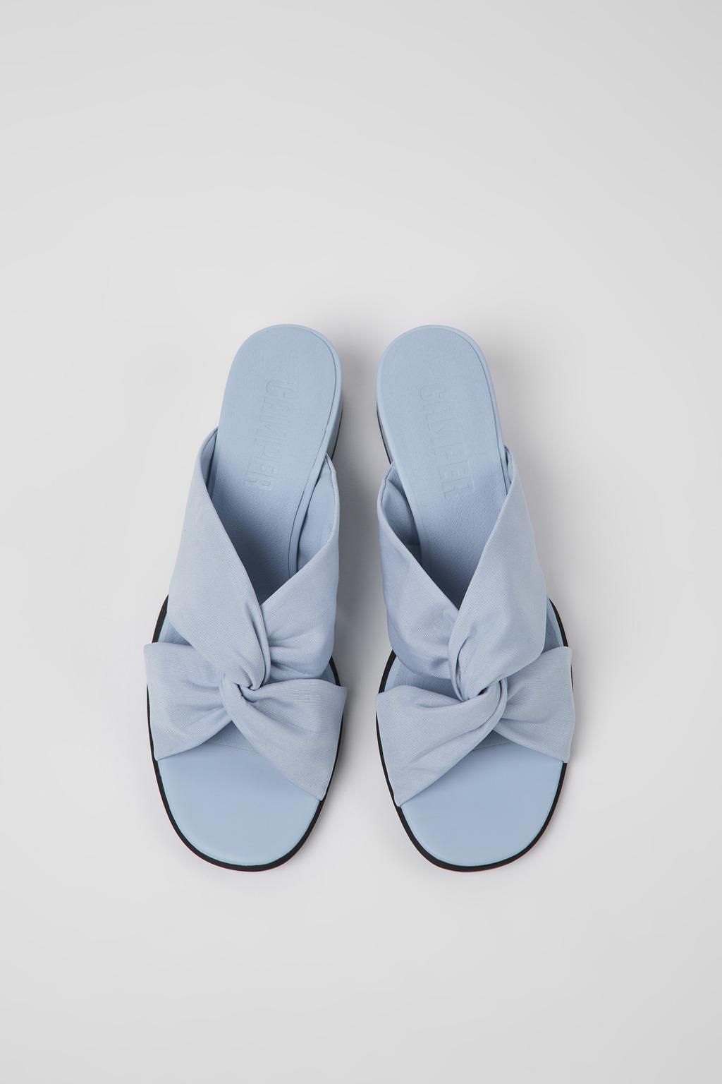 캠퍼 스트랩 블루 레더 샌들 Katie K201348-006 BLUE - 상세 이미지 4