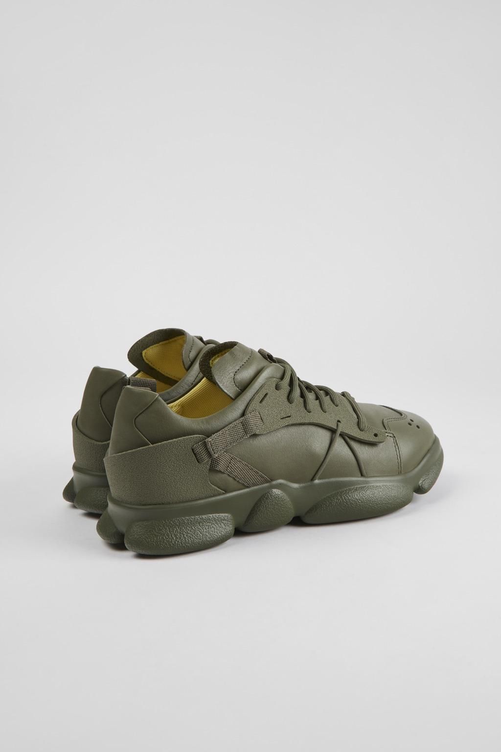캠퍼 그린 레더 테크니컬 스니커즈 Karst K201439-006 GREEN - 상세 이미지 3