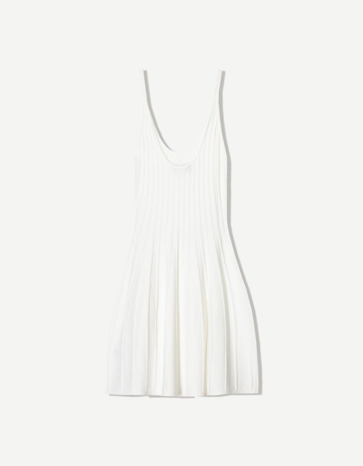 버쉬카 스트래피 미니 원피스 0655/663 WHITE - 상세 이미지 2