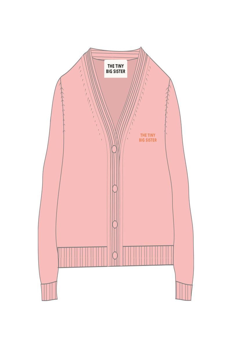 타이니코튼 라이트핑크 크롭 브이넥 카디건 라라 SS25-775N08 ONE COLOR - 상세 이미지 2