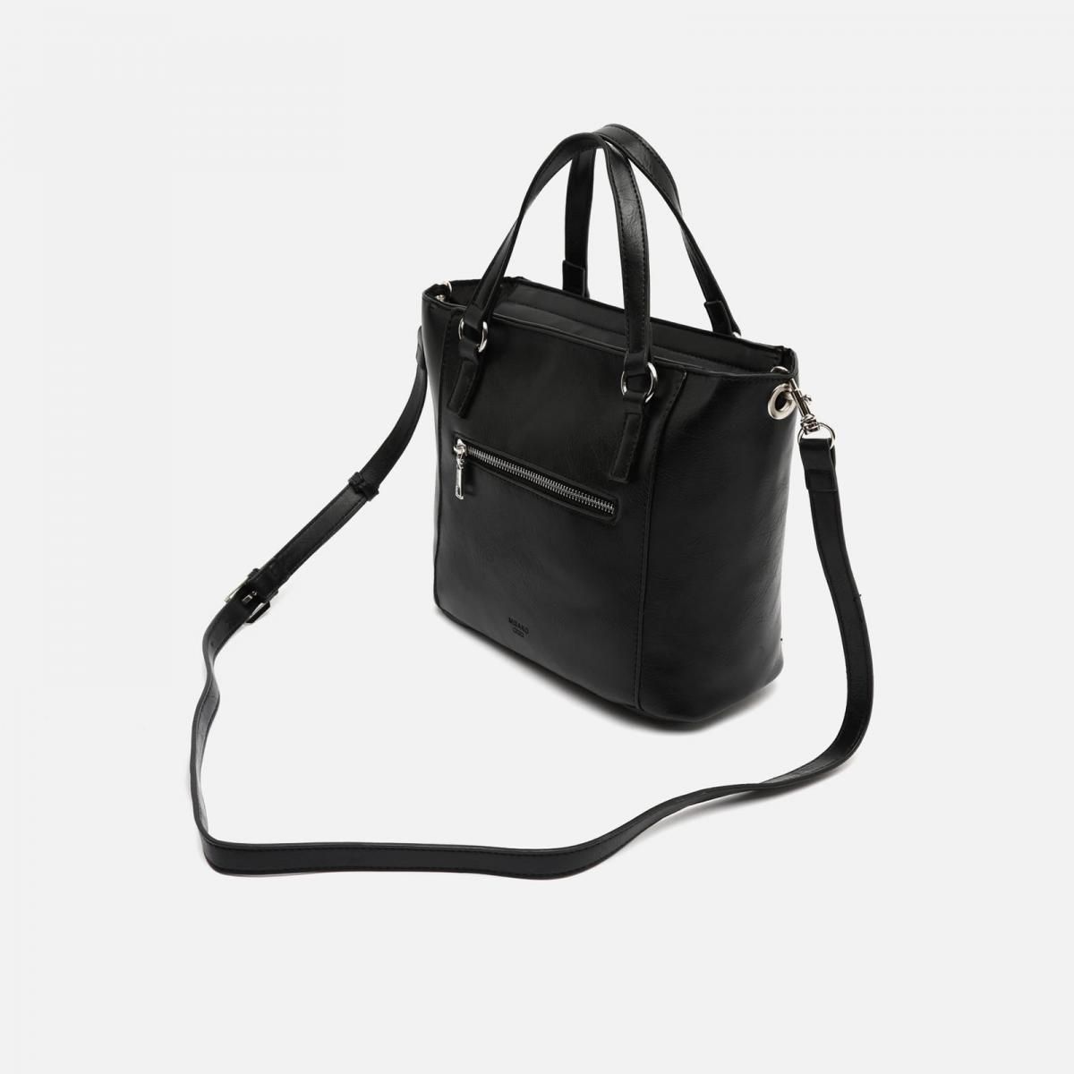 미사코 탈부착 스트랩 메탈릭 스터드 블랙 미디엄 토트백 JITA-4900269002011 BLACK - 상세 이미지 5