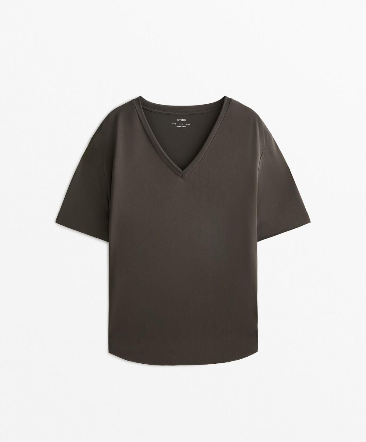오이쇼 모달브렌드 브이넥 반팔 티셔츠 3100/314 ANTHRACITE - 상품 이미지