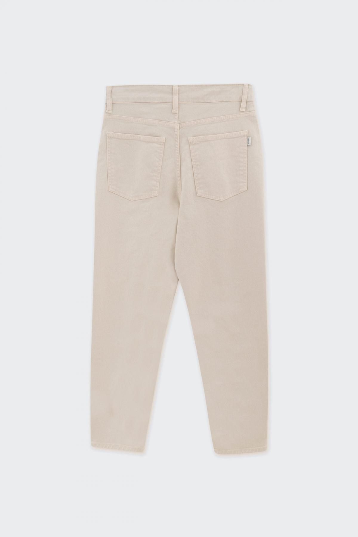 타이니코튼 라이트크림 하이라이즈 스트레이트핏 데님 팬츠 TTBS-001103 ONE COLOR - 상세 이미지 2