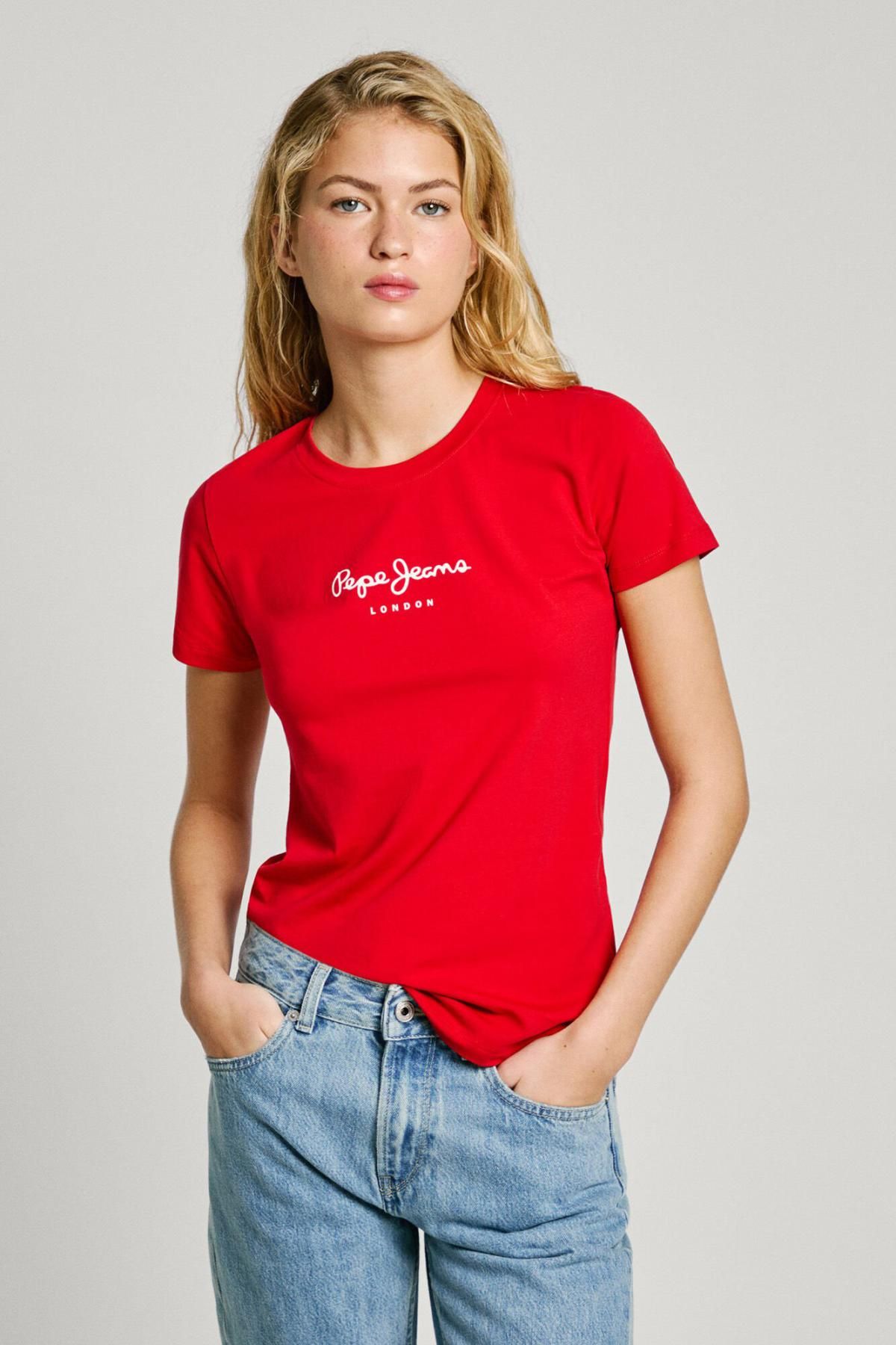 페페진스 레드 베이직 라운드넥 반팔 티셔츠 6861435 ROJO - 상품 이미지