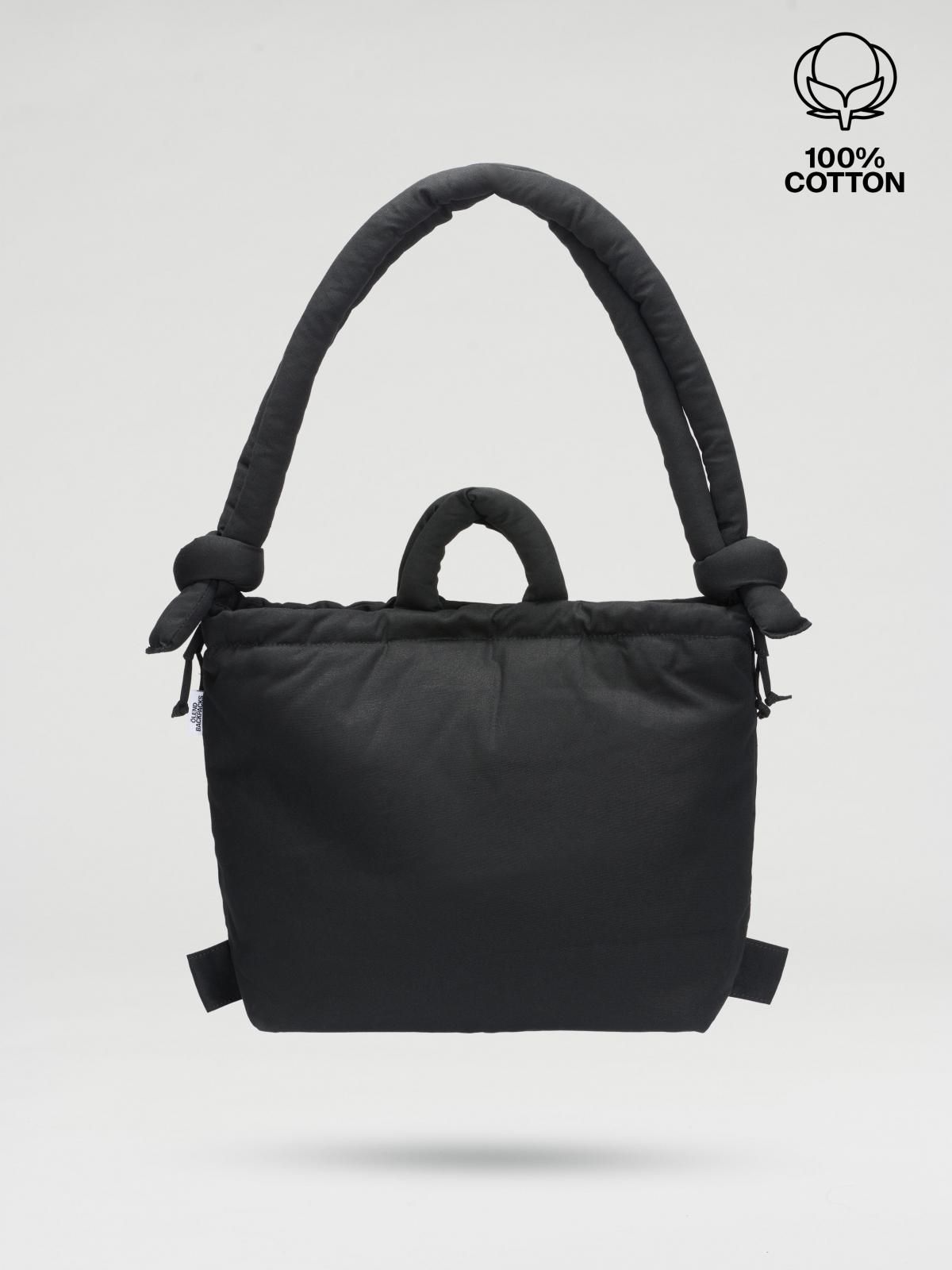 올랜드 소프트 테크니컬 라이트 나일론 호보백 Ona 48883028427087 COTTON BLACK - 메인 이미지