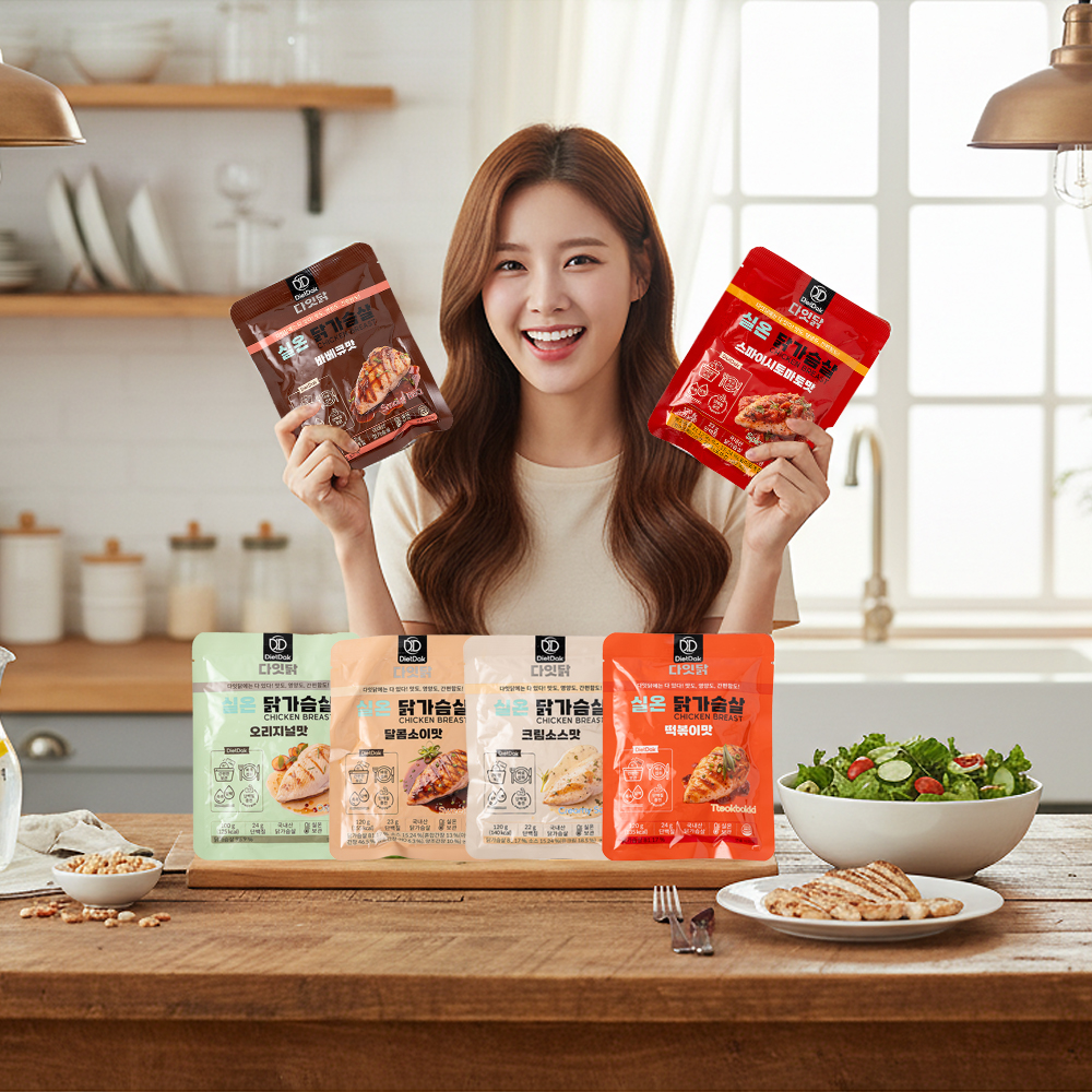 [오늘특가] 다잇닭 실온 닭가슴살 6종 혼합, 120g, 30개 - 상품 이미지