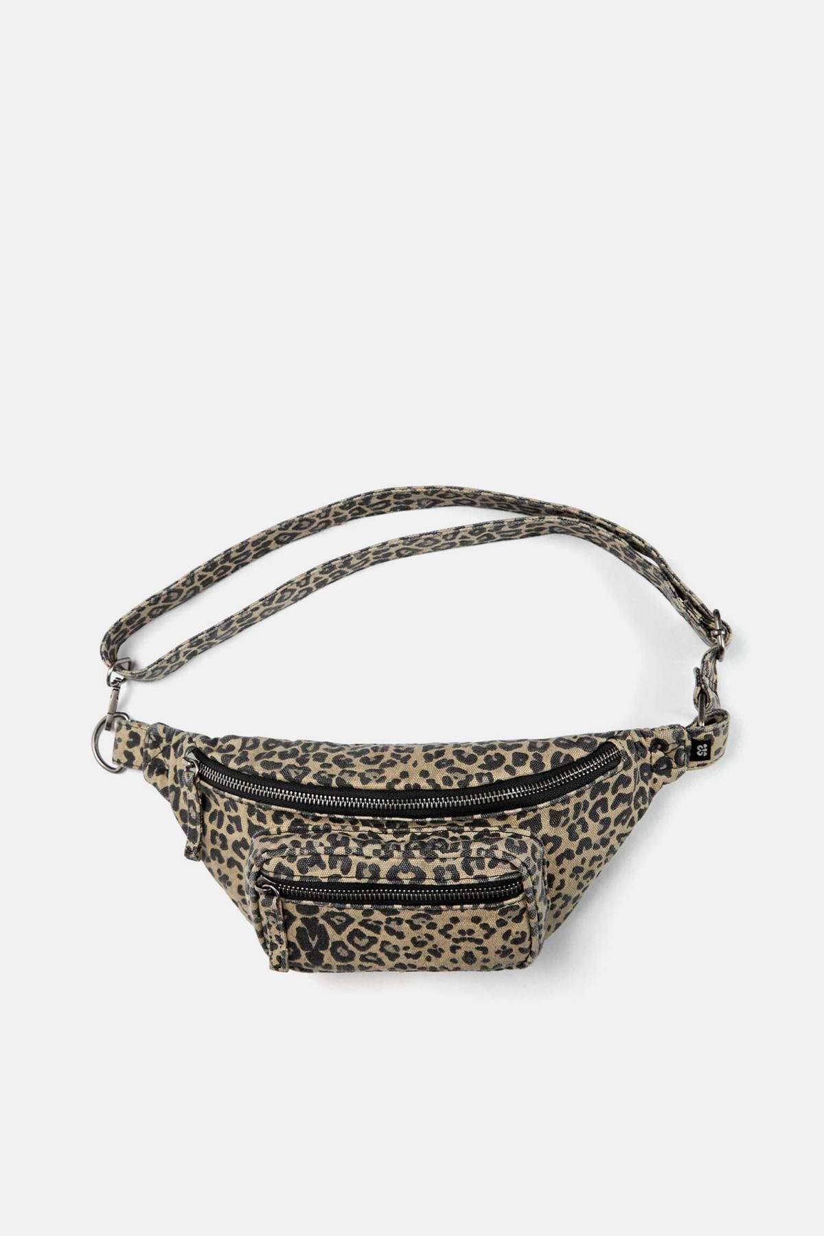 풀앤베어 애니멀 레오파드 패턴 캐주얼 힙색 4004/640 LEOPARD - 상세 이미지 5