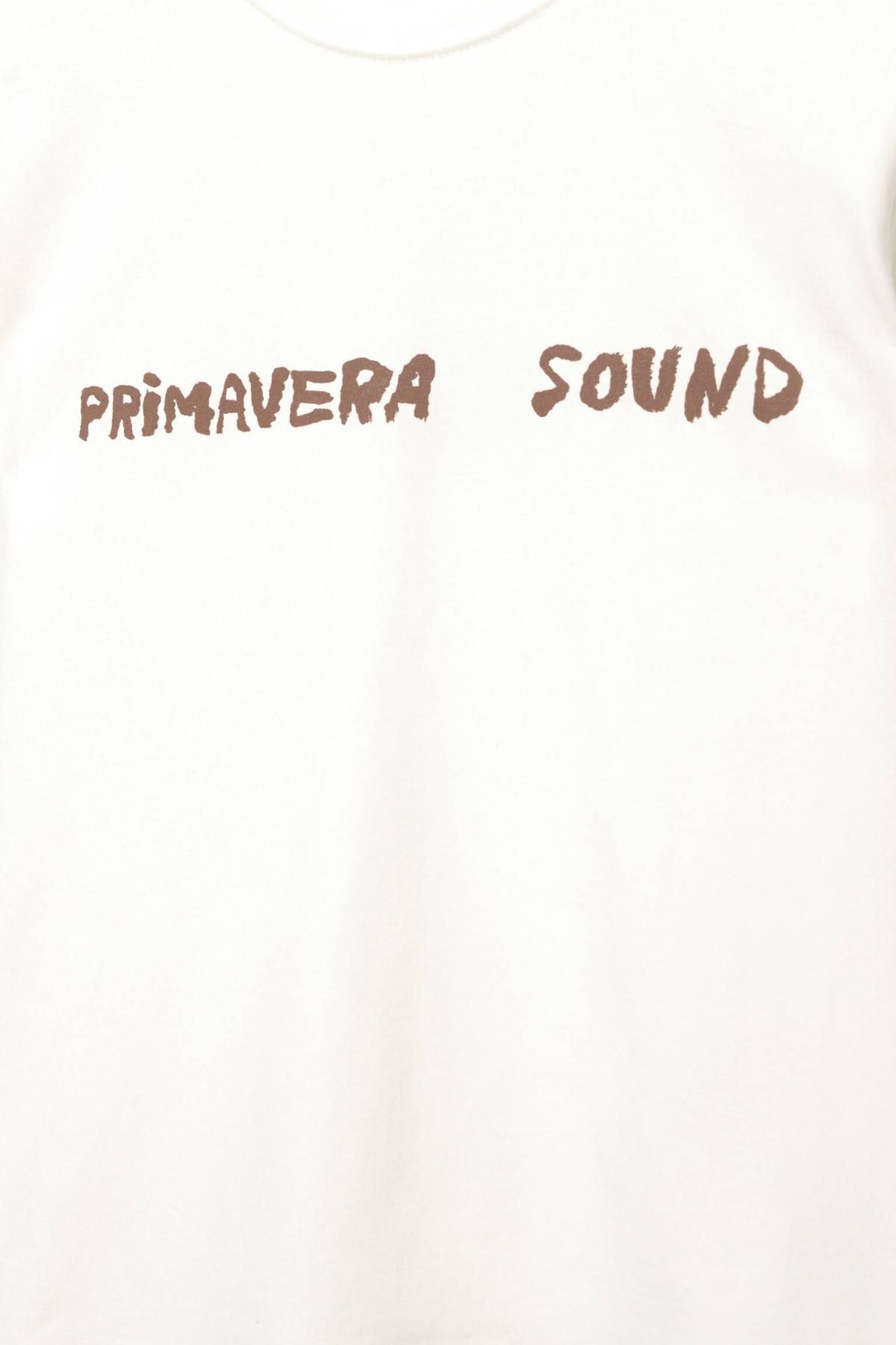 풀앤베어 그래픽 프린트 코튼 반팔 티셔츠 Primavera Sound x PB 7013/320 ICE - 상세 이미지 4