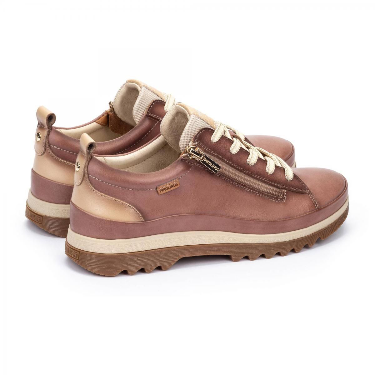 피콜리노스 컴포트 레더 로우탑 스니커즈 VIGO W3W-6979C7 MAUVE - 상세 이미지 4