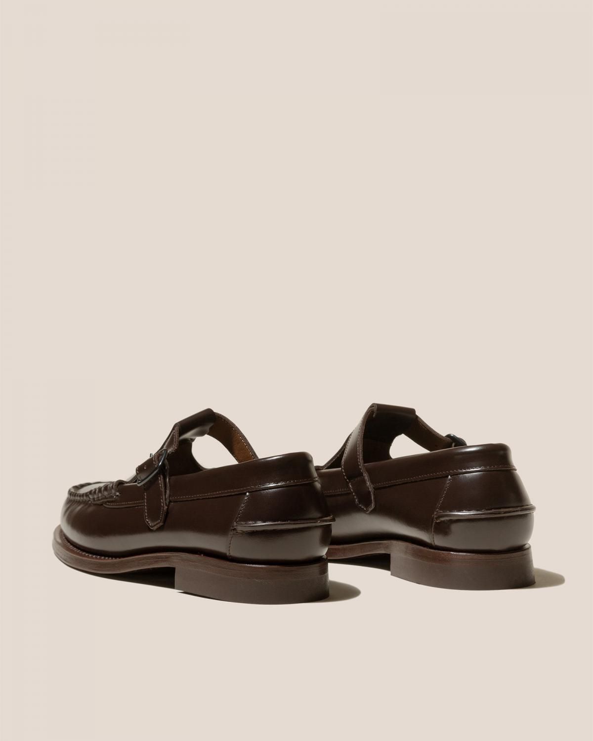 헤레우 ALBER 클래식 레더 T바 로퍼 8656097902924 DARK BROWN - 상세 이미지 3