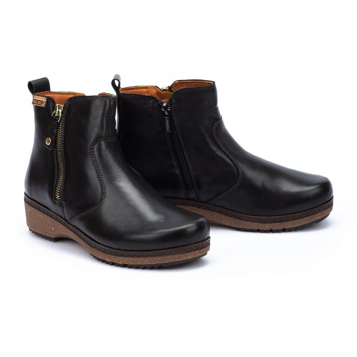 피콜리노스 컴포트 집업 앵클부츠 GRANADA W0W-8988 BLACK 이미지 6
