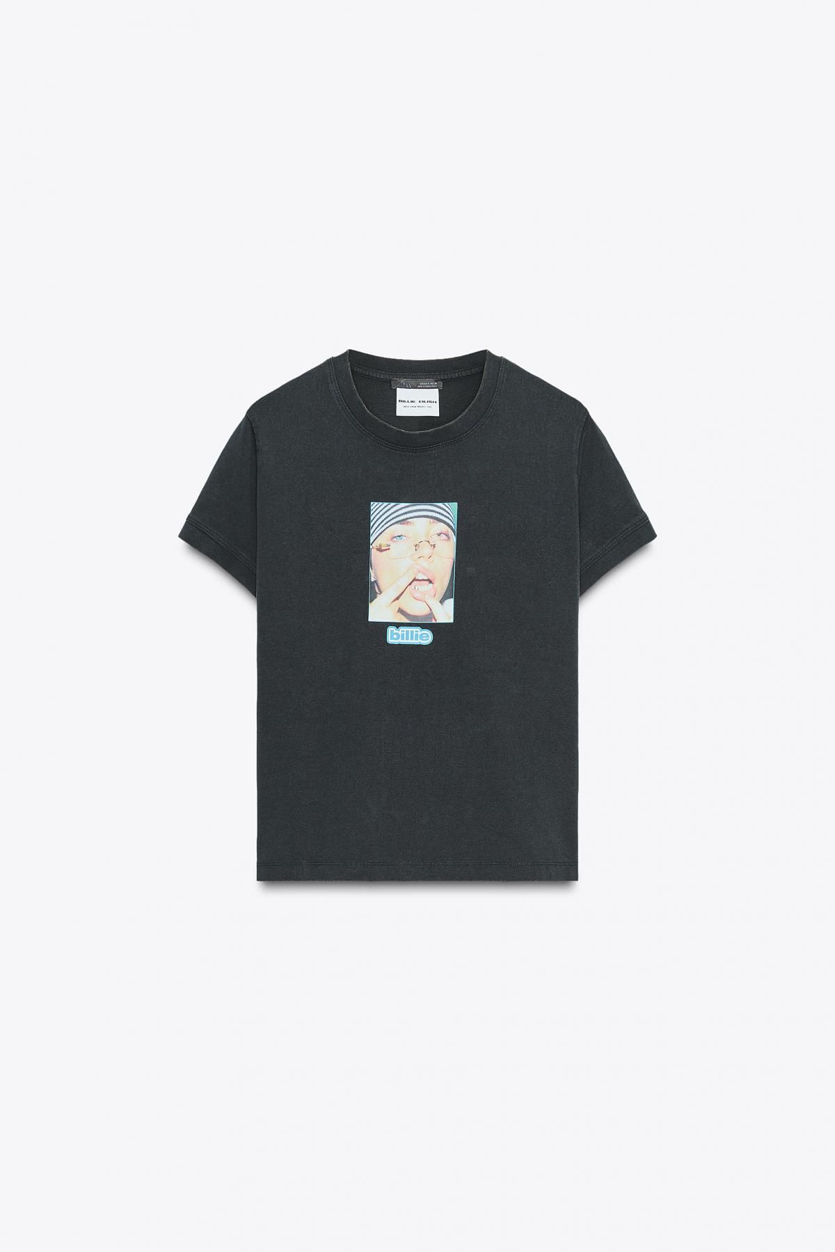 자라 빌리 아일리시 브라바도 반팔 티셔츠 1277/004 GREY - 메인 이미지