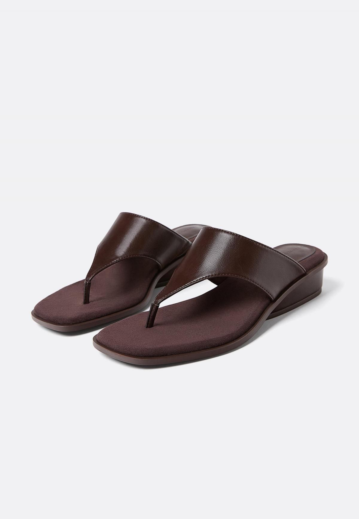 스트라디바리우스 모던 브라운 3cm 웨지 샌들 9799/678 BROWN - 상세 이미지 2