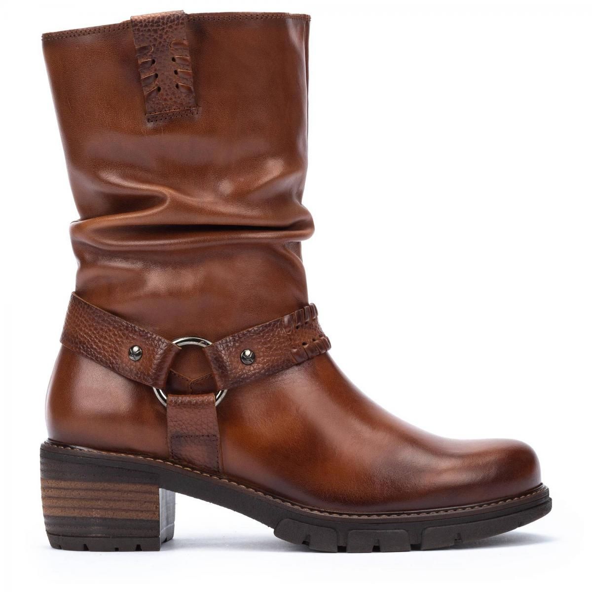 피콜리노스 청키힐 캐주얼 슬라우치 앵클부츠 SAN SEBASTIAN W1T-9590C1 CUERO - 메인 이미지