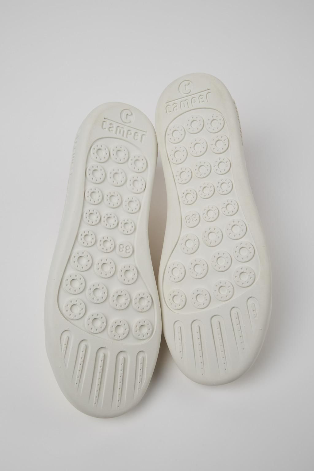 캠퍼 테크니컬 리사이클 화이트 로우탑 스니커즈 Peu Touring K201390-001 WHITE - 상세 이미지 5