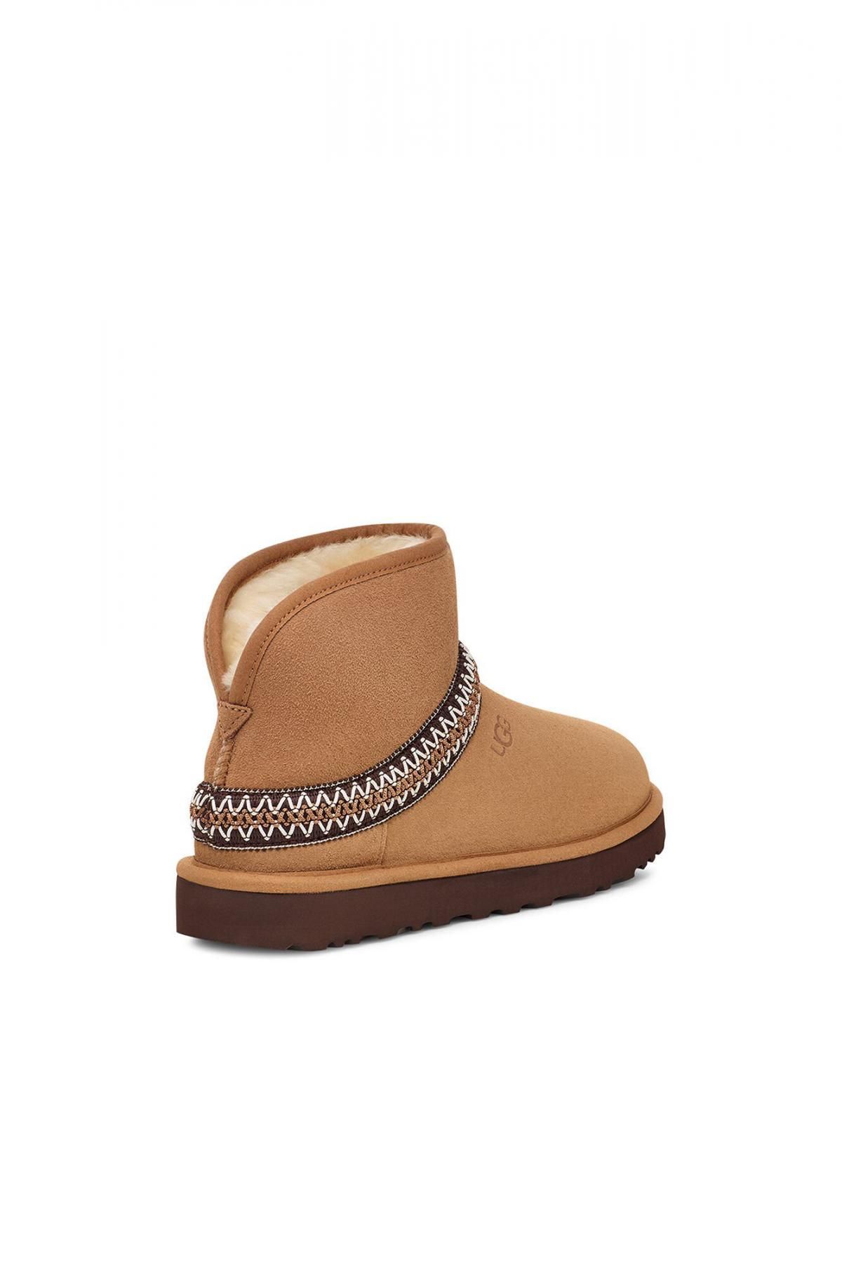 어그 프리미엄 UGG플러시 앵클부츠 클래식 미니 크레센트 3898408 CAMEL - 상세 이미지 4