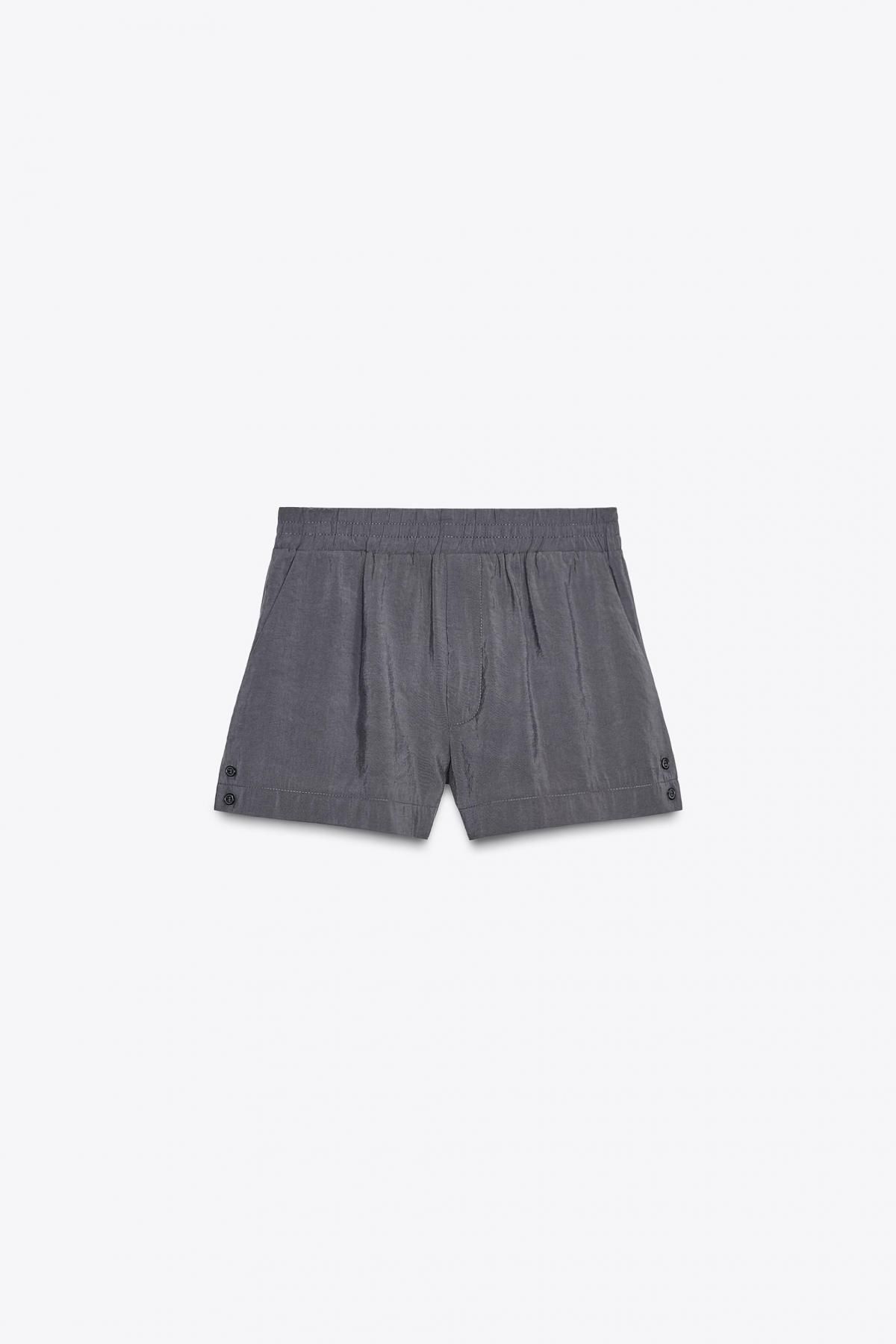 자라 플루이드 미니 쇼츠 3067/429 CHARCOAL GREY - 메인 이미지