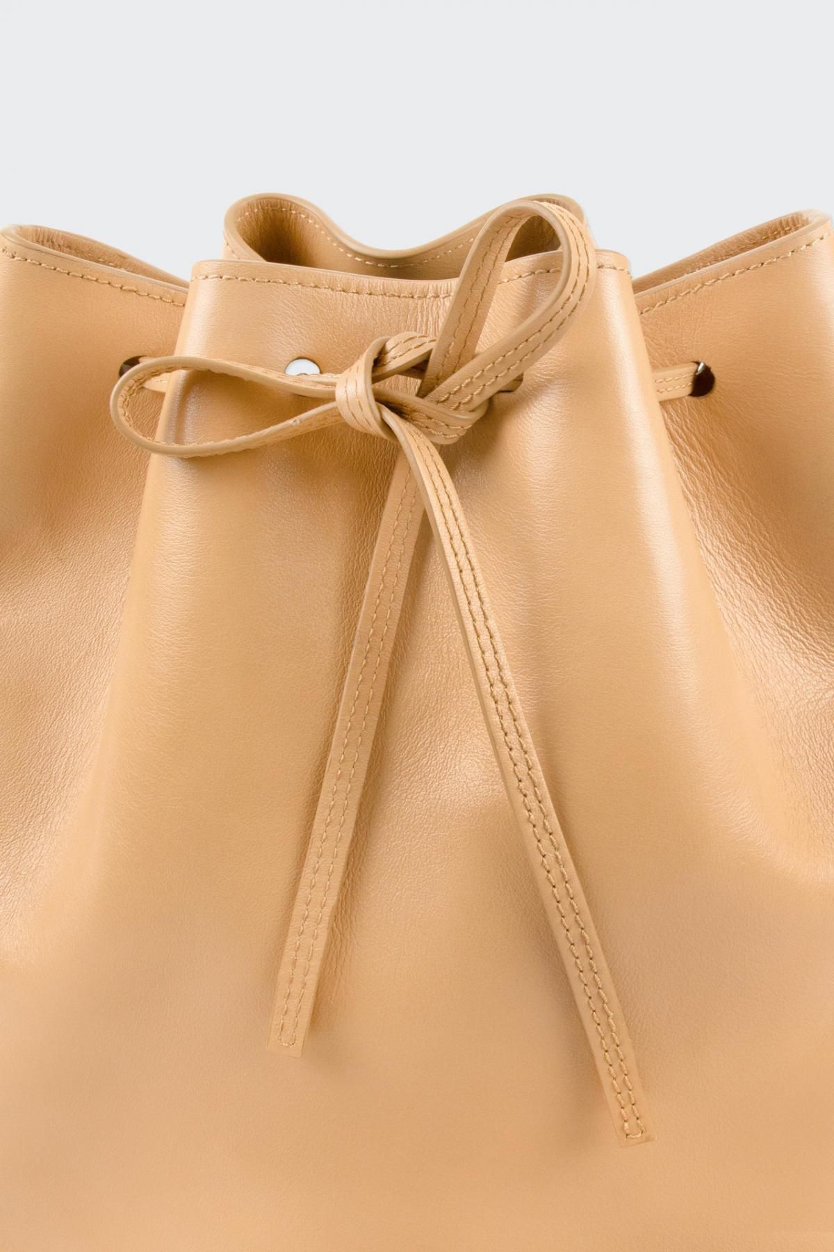 타이니코튼 레더 베이직 버킷백 Bolso De Piel Anne TTBS-040J20 ONE COLOR - 상세 이미지 5