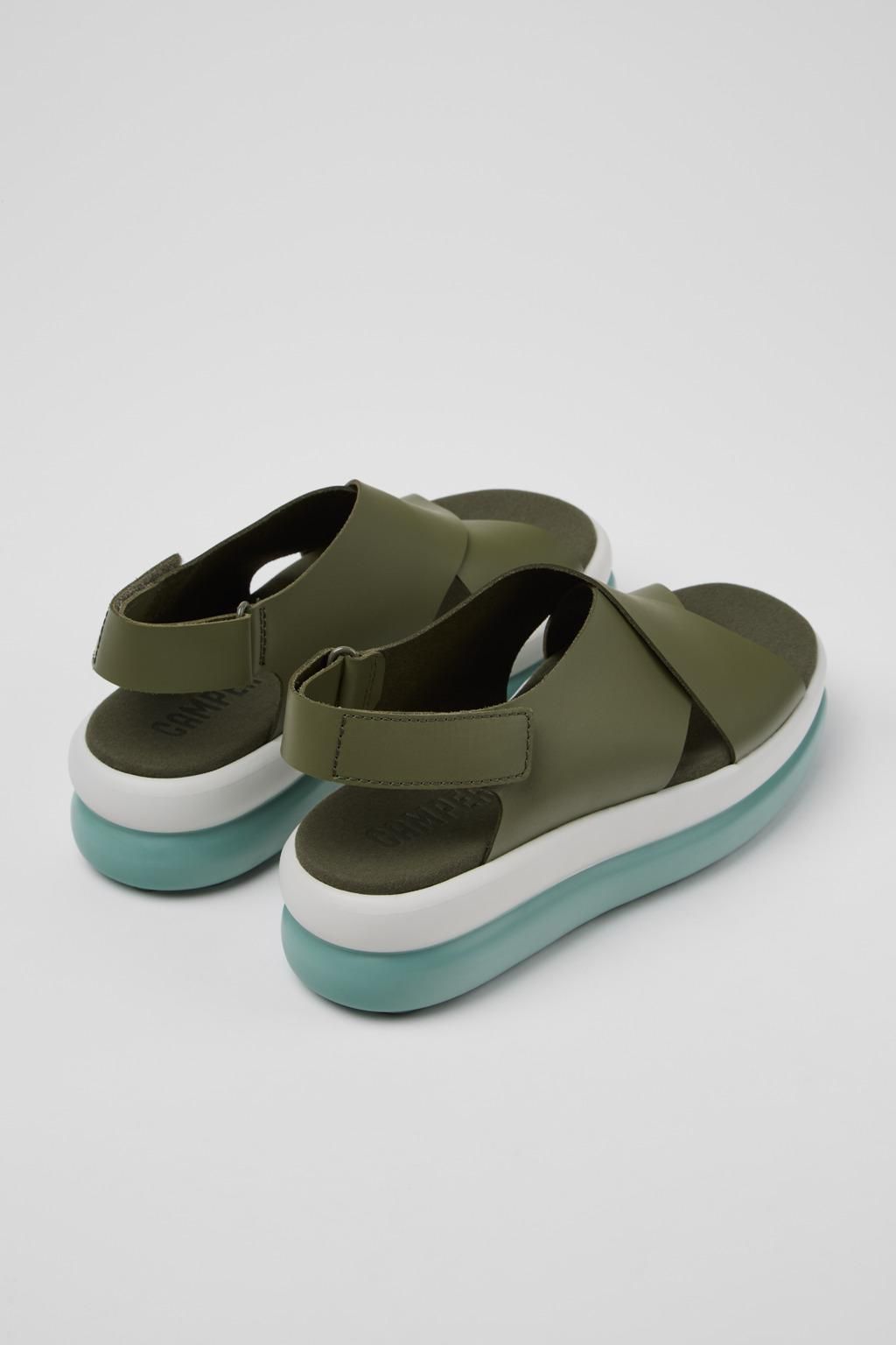 캠퍼 트렌디 스트랩샌들 올리브그린 플랫폼 Pelotas Flota Up K201727-003 GREEN - 상세 이미지 3