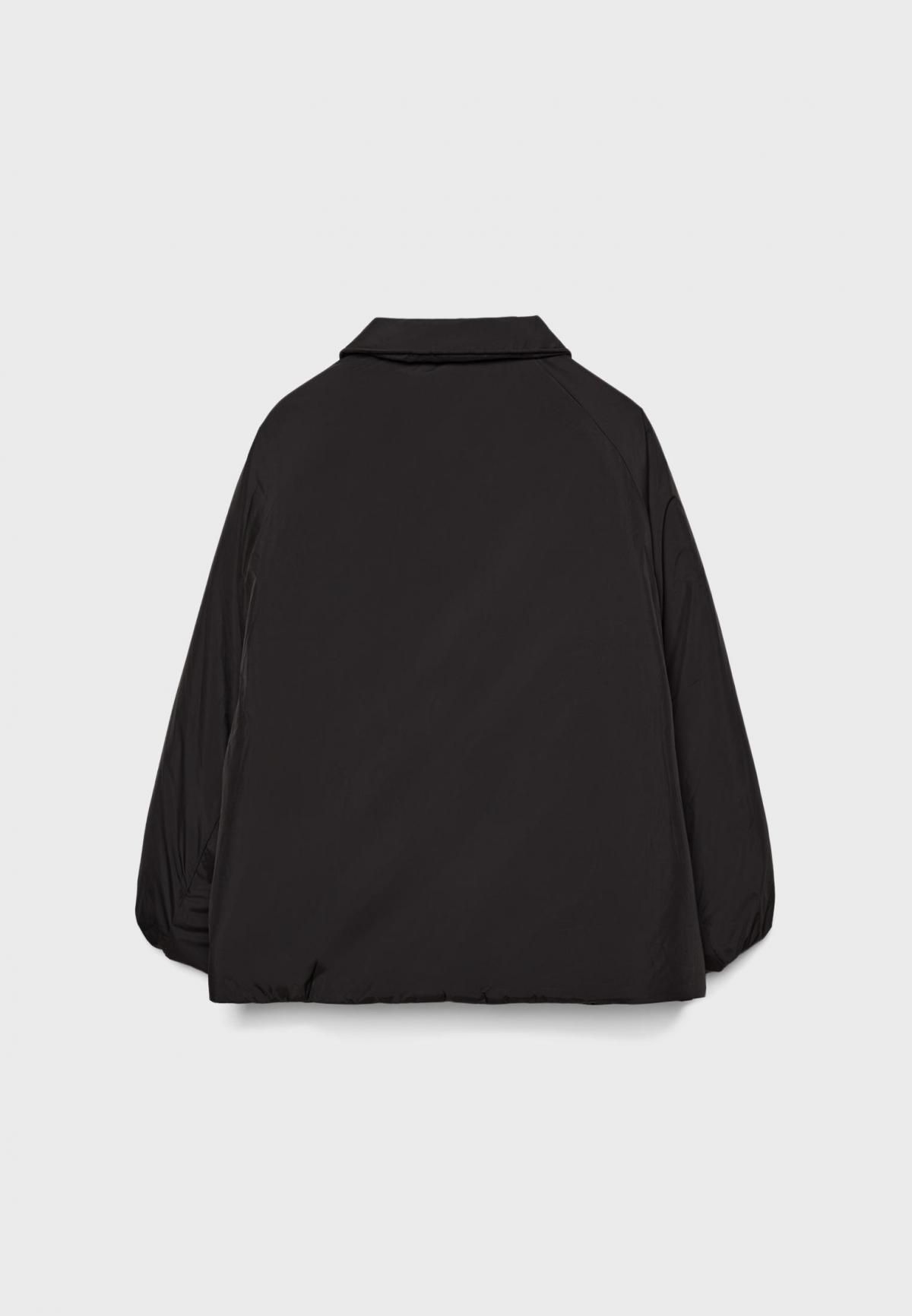 스트라디바리우스 테크니컬 경량 숏 패딩 Regular fit 퍼퍼 재킷 8629/196 BLACK - 상세 이미지 2