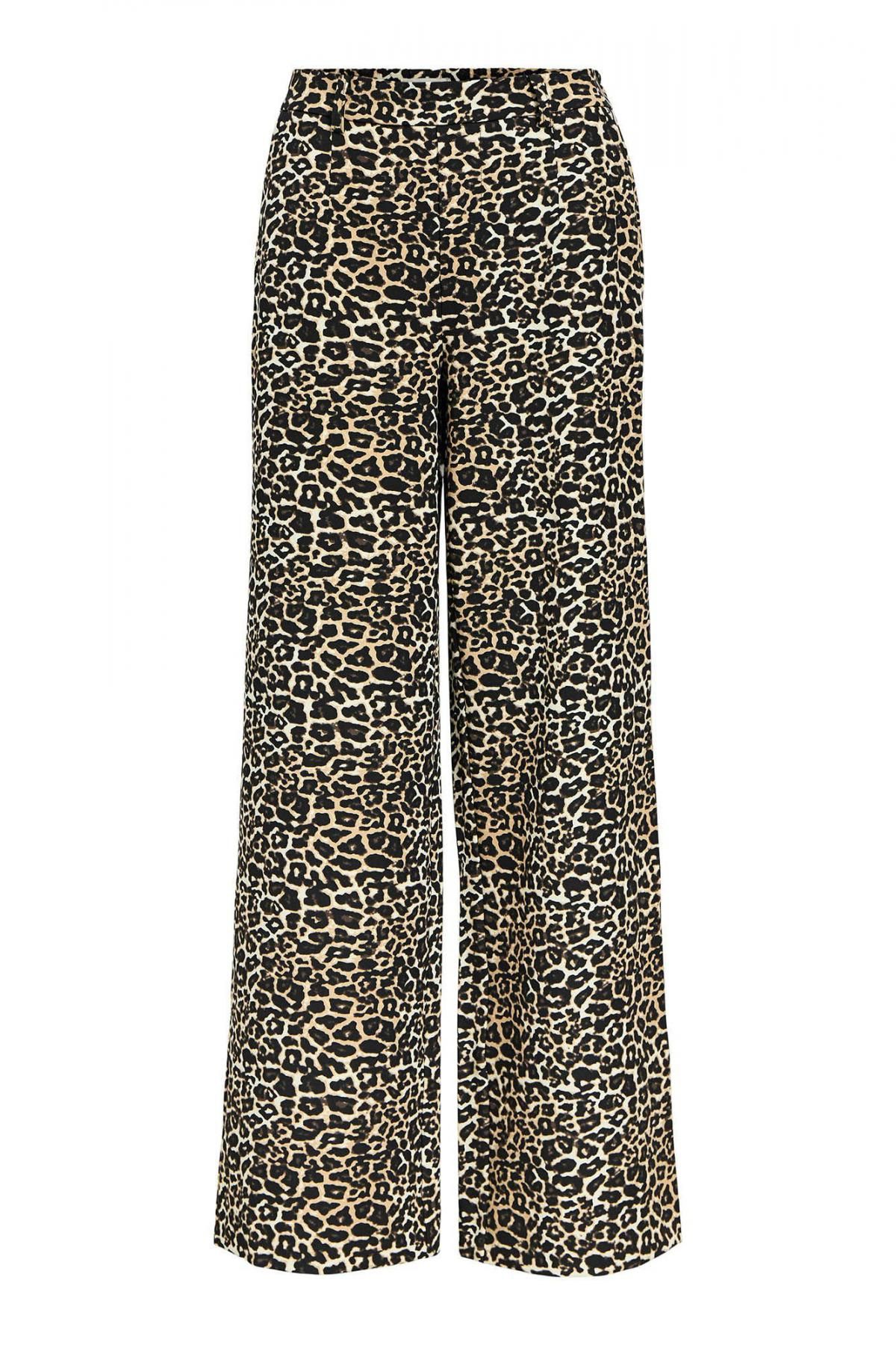 오브젝트 애니멀 프린트 와이드 팬츠 6398244 BEIGE - 상세 이미지 5