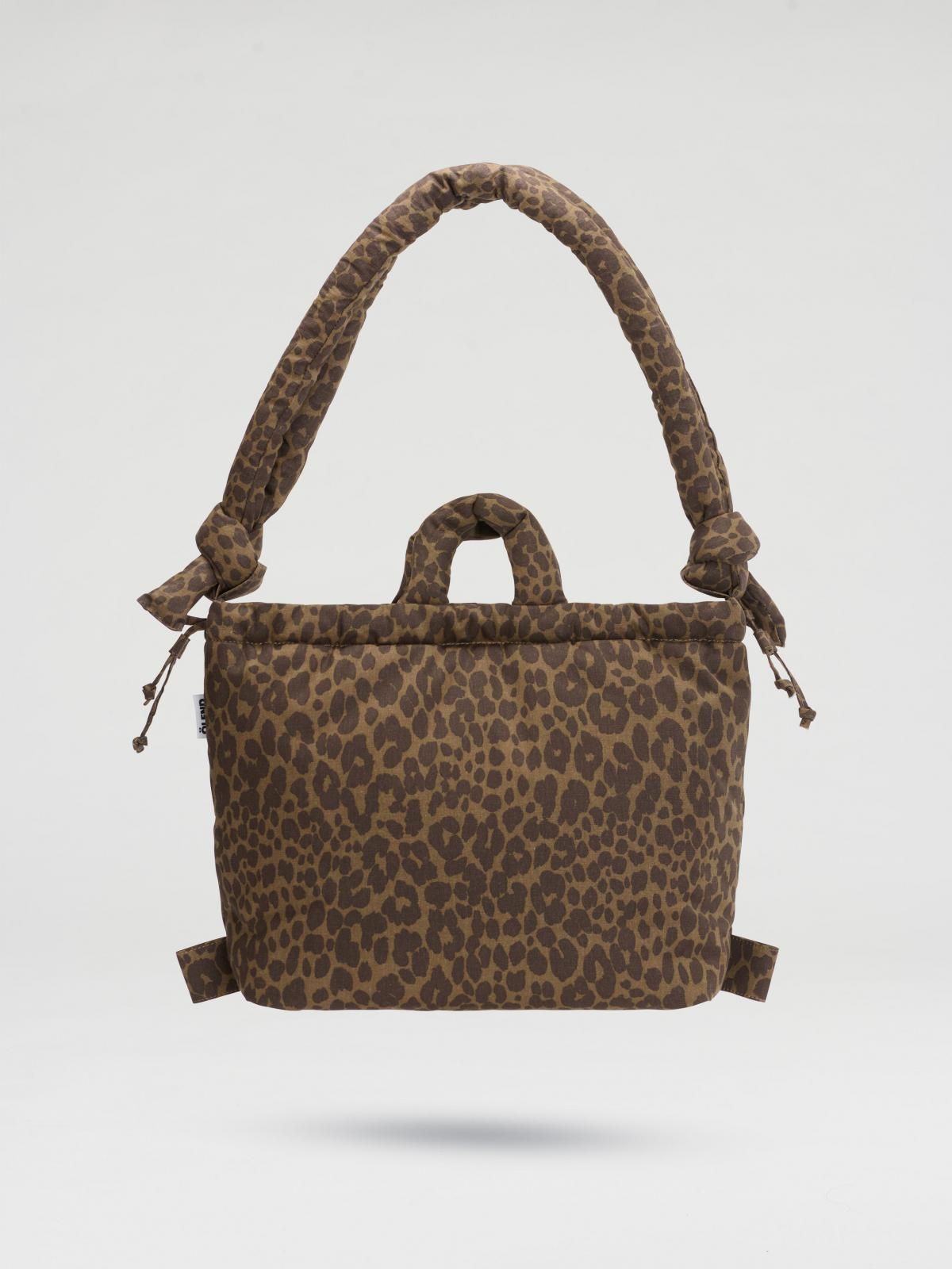 올랜드 레오파드 소프트 나일론 와이드 숄더백 Ona 54280672969039 LEOPARD - 메인 이미지