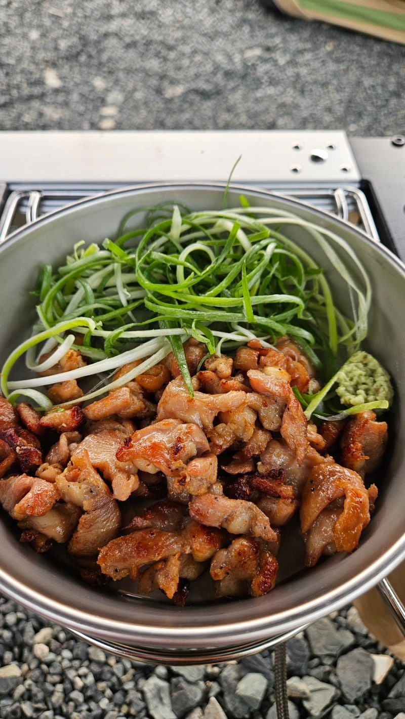 [토쿠슈 토리야] 특수부위 닭구이 안창살 무릎연골 목살 캠핑음식 소주안주 숯불 메뉴