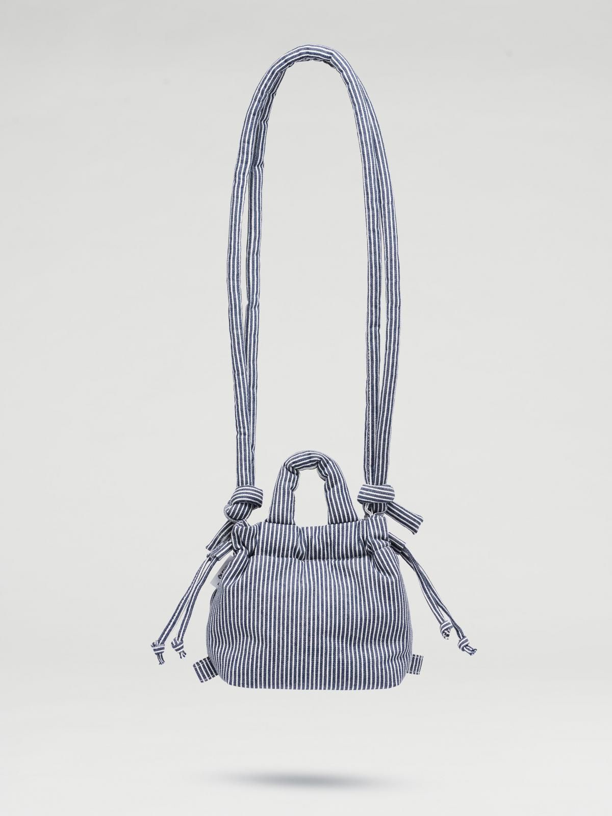 올랜드 스트라이프 소프트 미니 크로스백 Micro Ona 49210593706319 COTTON NAVY STRIPE - 메인 이미지