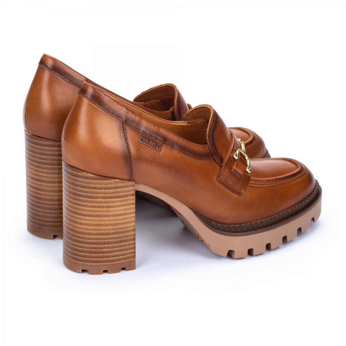 피콜리노스 트렌디 플랫폼 청키힐 로퍼 CERVERA W1H-3548 BRANDY - 상세 이미지 4