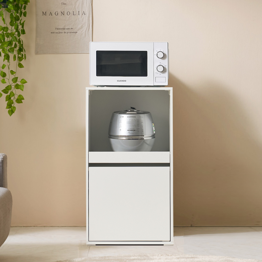 애니스 에어프라이어 밥솥 주방 수납장 선반 타르트 심플 미니 렌지대